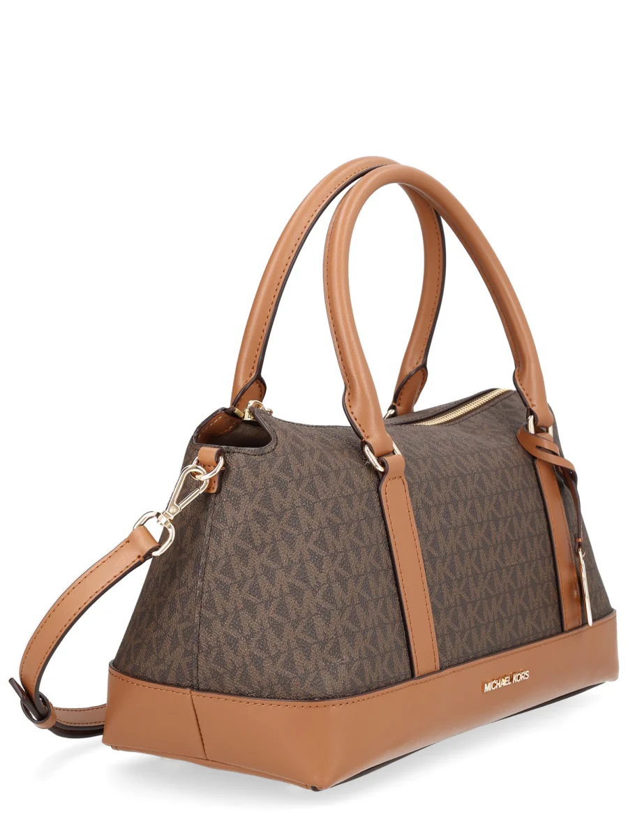 MICHAEL BY MICHAEL KORS Andie Medium Signature Logo Satchel