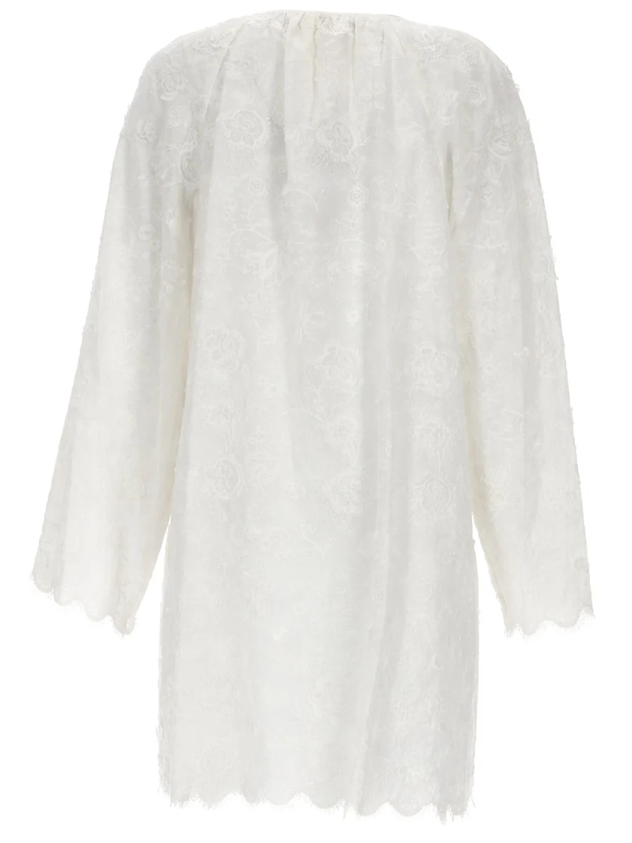 MICHAEL BY MICHAEL KORS Floral Embroidered Cotton Voile Dress - Image 2