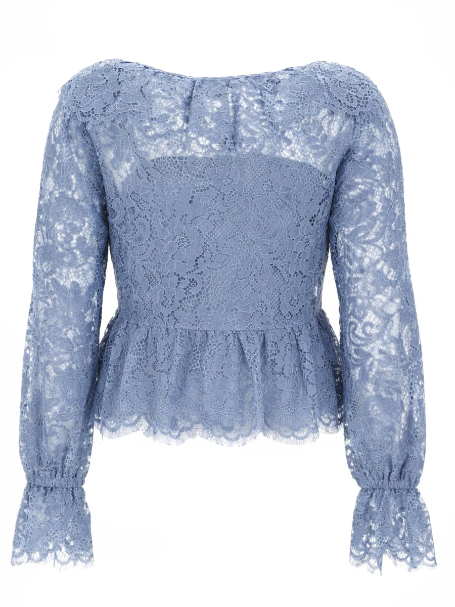 MICHAEL BY MICHAEL KORS Lace Ruffled Top - Image 2