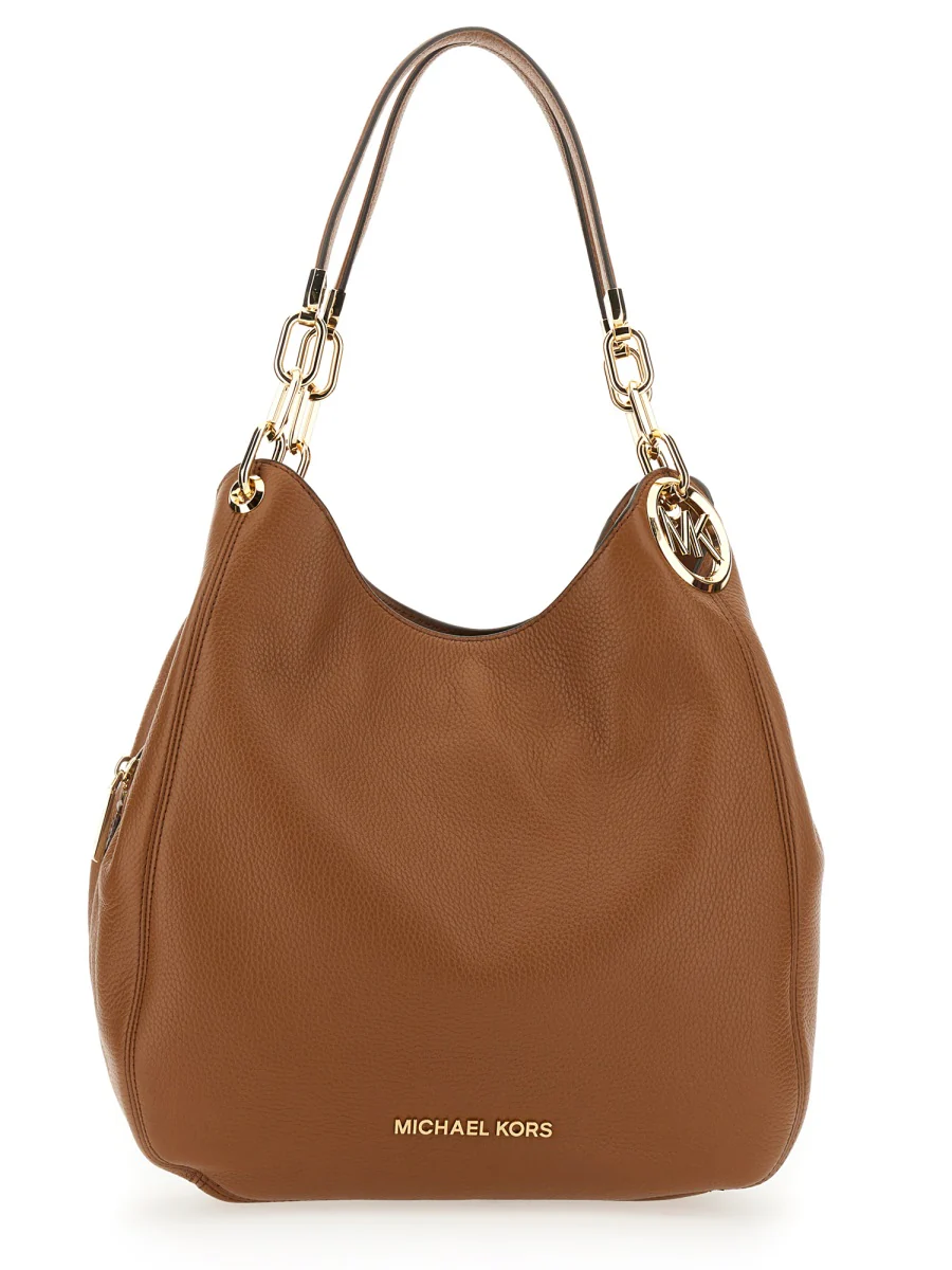 MICHAEL BY MICHAEL KORS Lillie Large Pebbled Leather Shoulder Bag