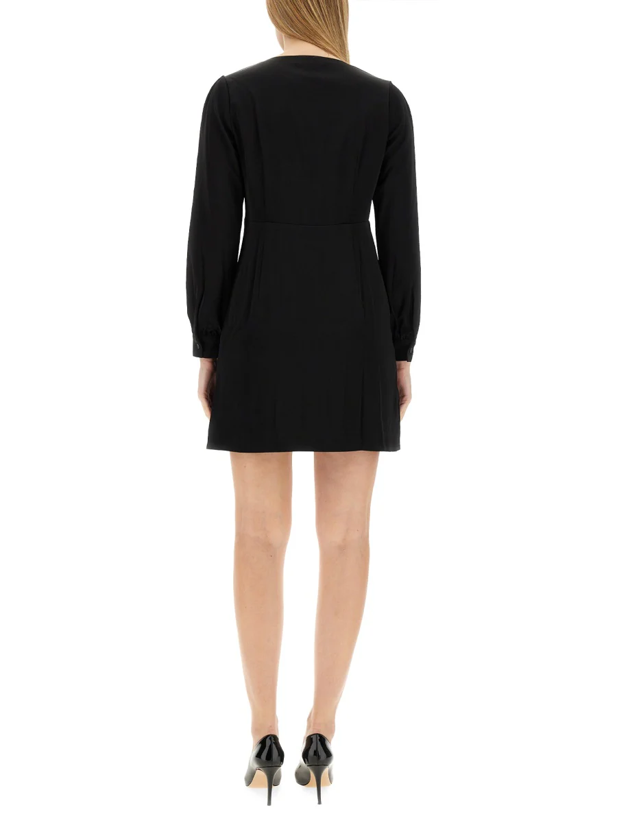 MICHAEL BY MICHAEL KORS Regular Fit V-Neck Dress - Image 3