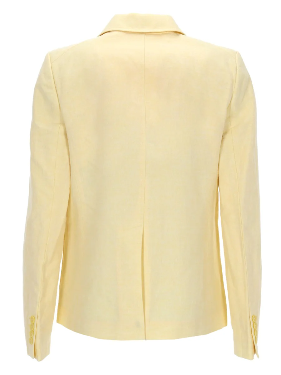 MICHAEL BY MICHAEL KORS SINGLE-BREASTED LINEN BLAZER with POCKETS - Image 2
