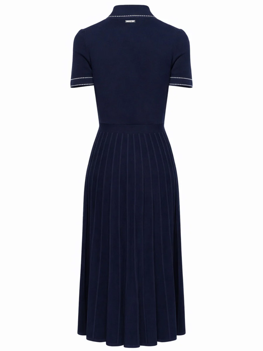 Michael By Michael Kors Slim Fit Knit Polo Shirt Dress - Image 2