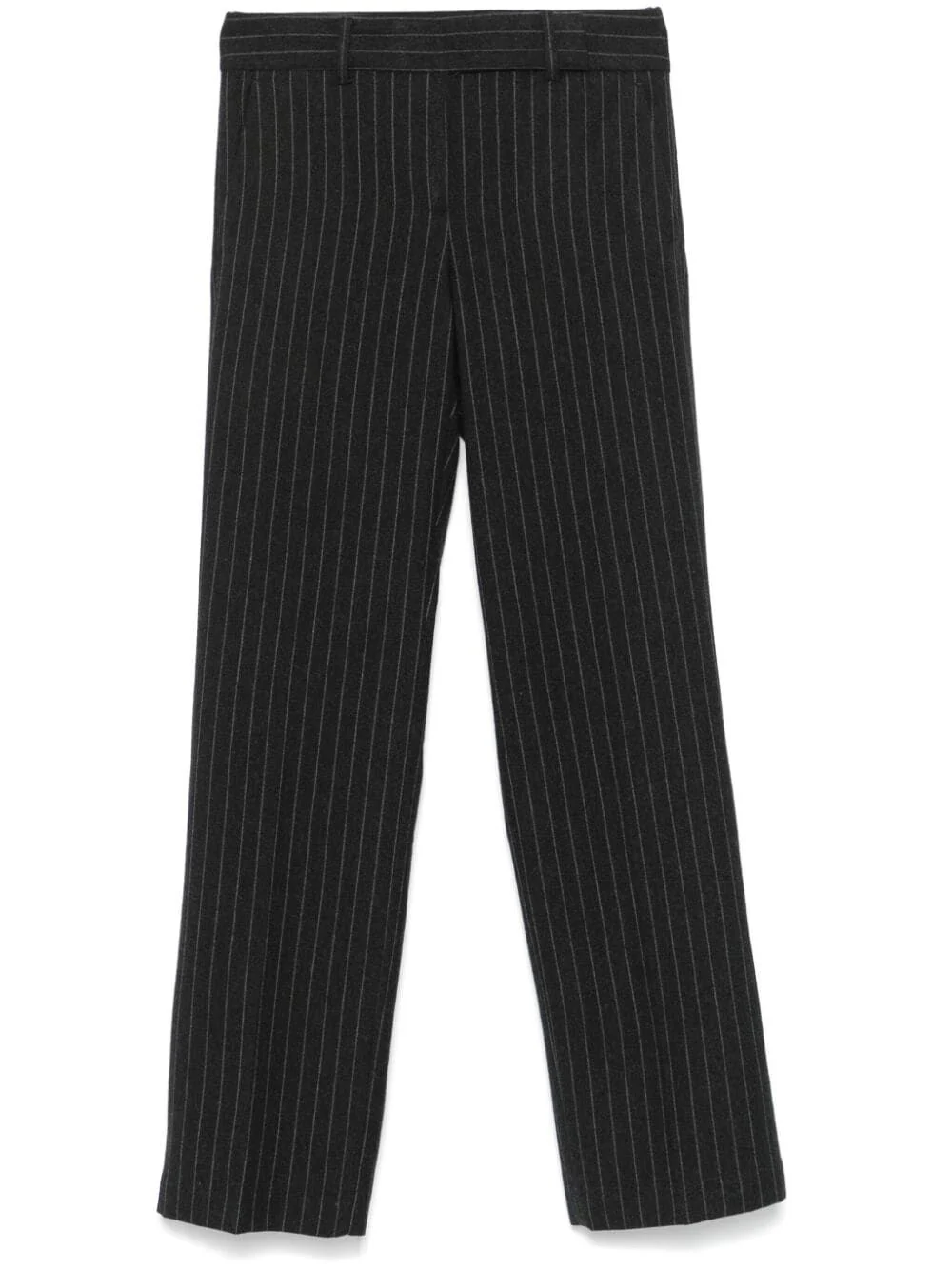 Michael Michael Kors Pinstriped Wool Trousers for Women - Image 4