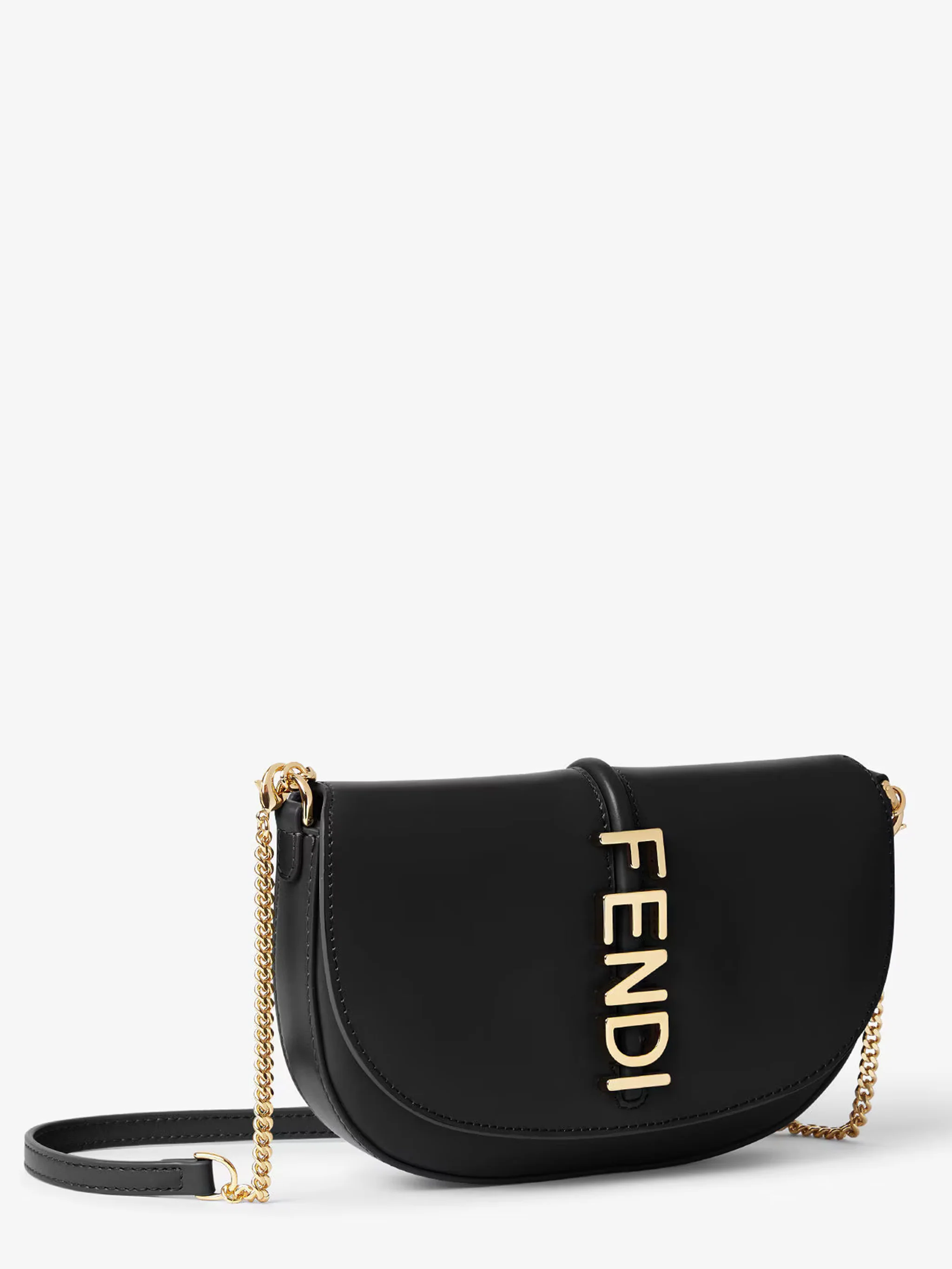Mini Fendigraph Wallet with Metal Lettering - Height 13 cm, Width 20.5 cm, Depth 3.5 cm - Image 4