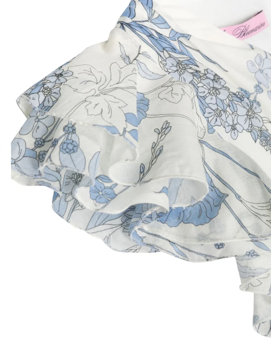 MISS BLUMARINE Floral Print Dress - Image 3