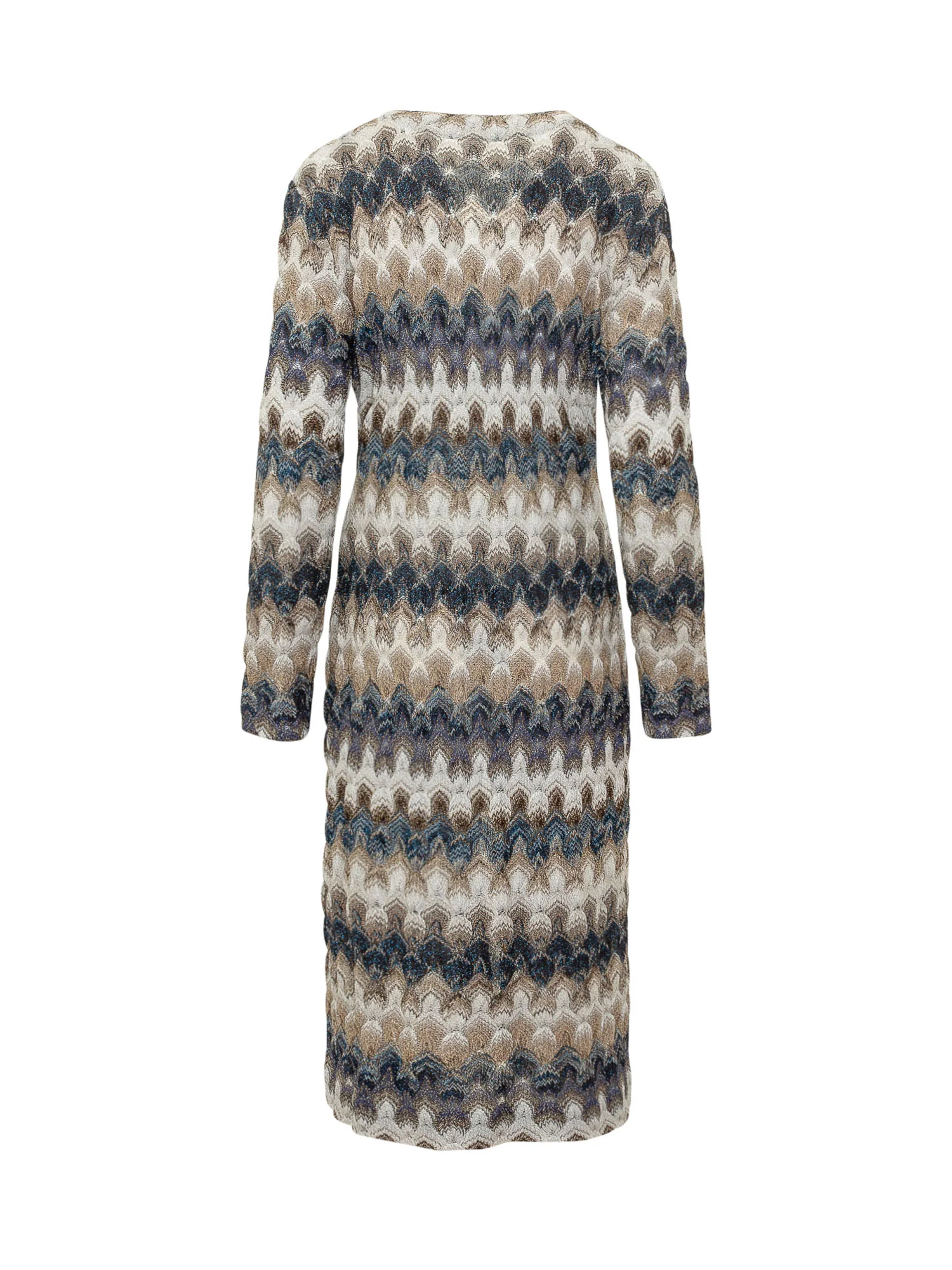 Missoni Abstract Long Sleeve Cardigan with Front Closure - Image 2