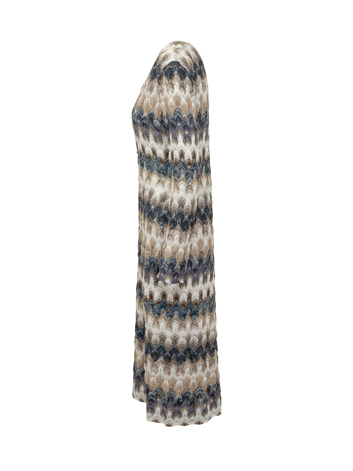 Missoni Abstract Long Sleeve Cardigan with Front Closure - Image 3