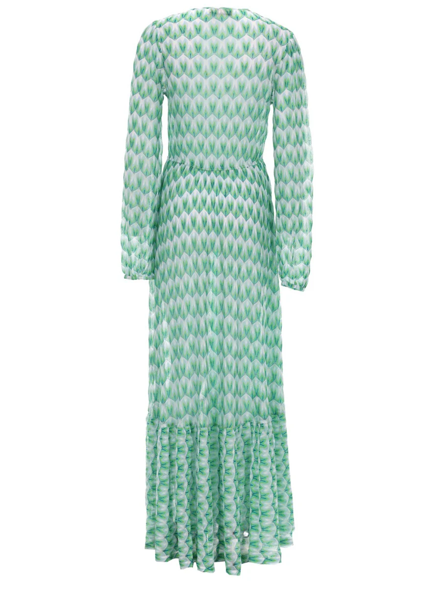 MISSONI Cover-up in Viscose with Floral Pattern and Long Sleeves - Image 2