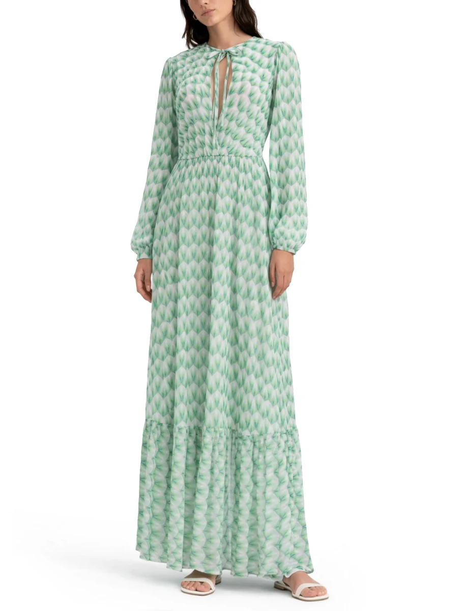 MISSONI Cover-up in Viscose with Floral Pattern and Long Sleeves - Image 3