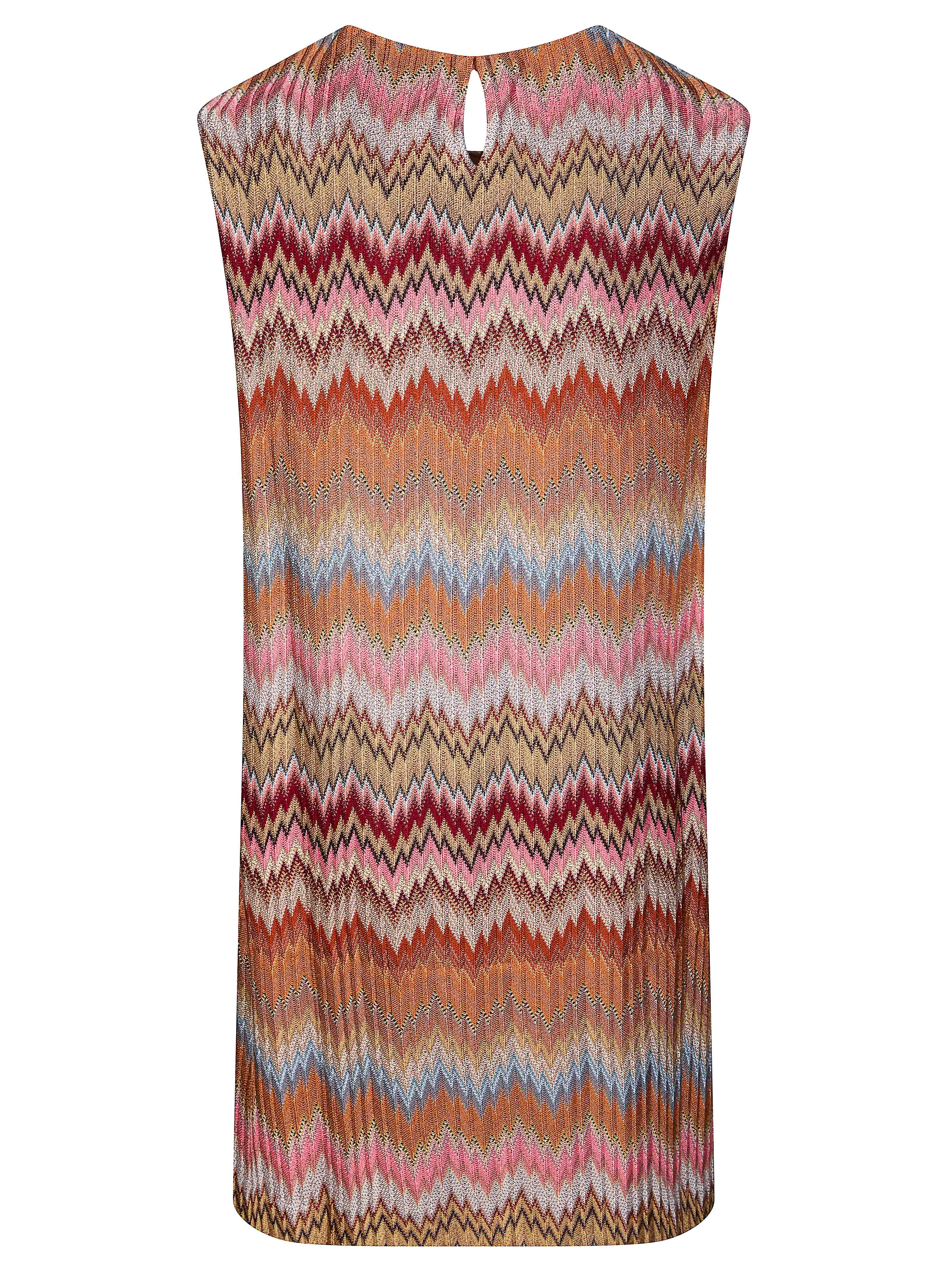 Missoni Zigzag-pattern Sleeveless Mini Dress - Image 2