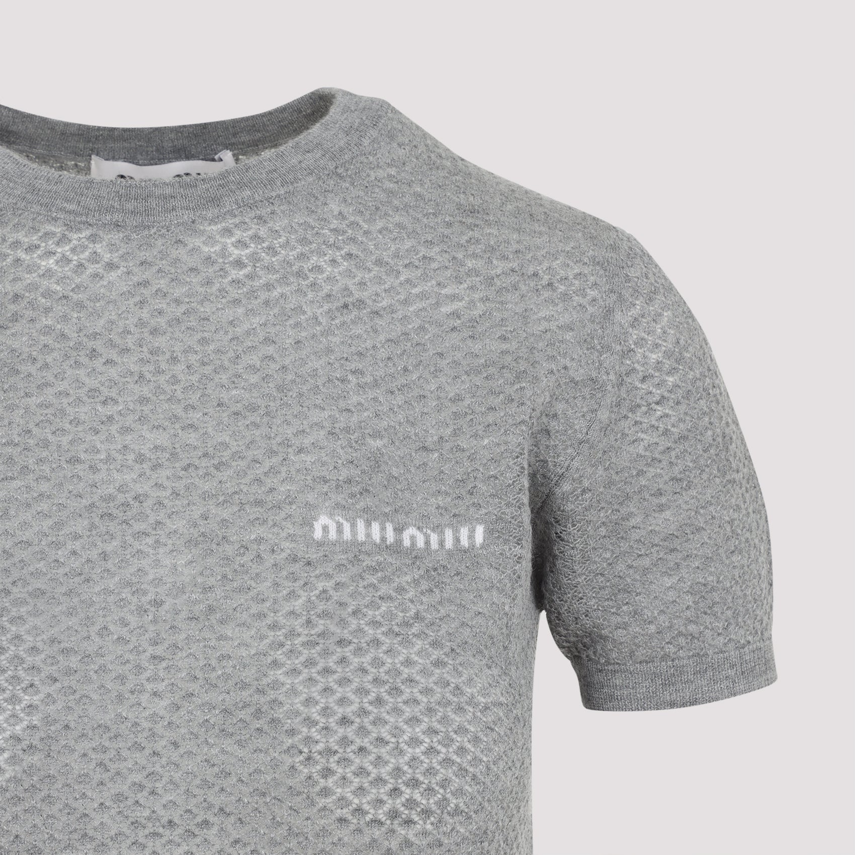 Miu Miu Cashmere T-Shirt - Image 5
