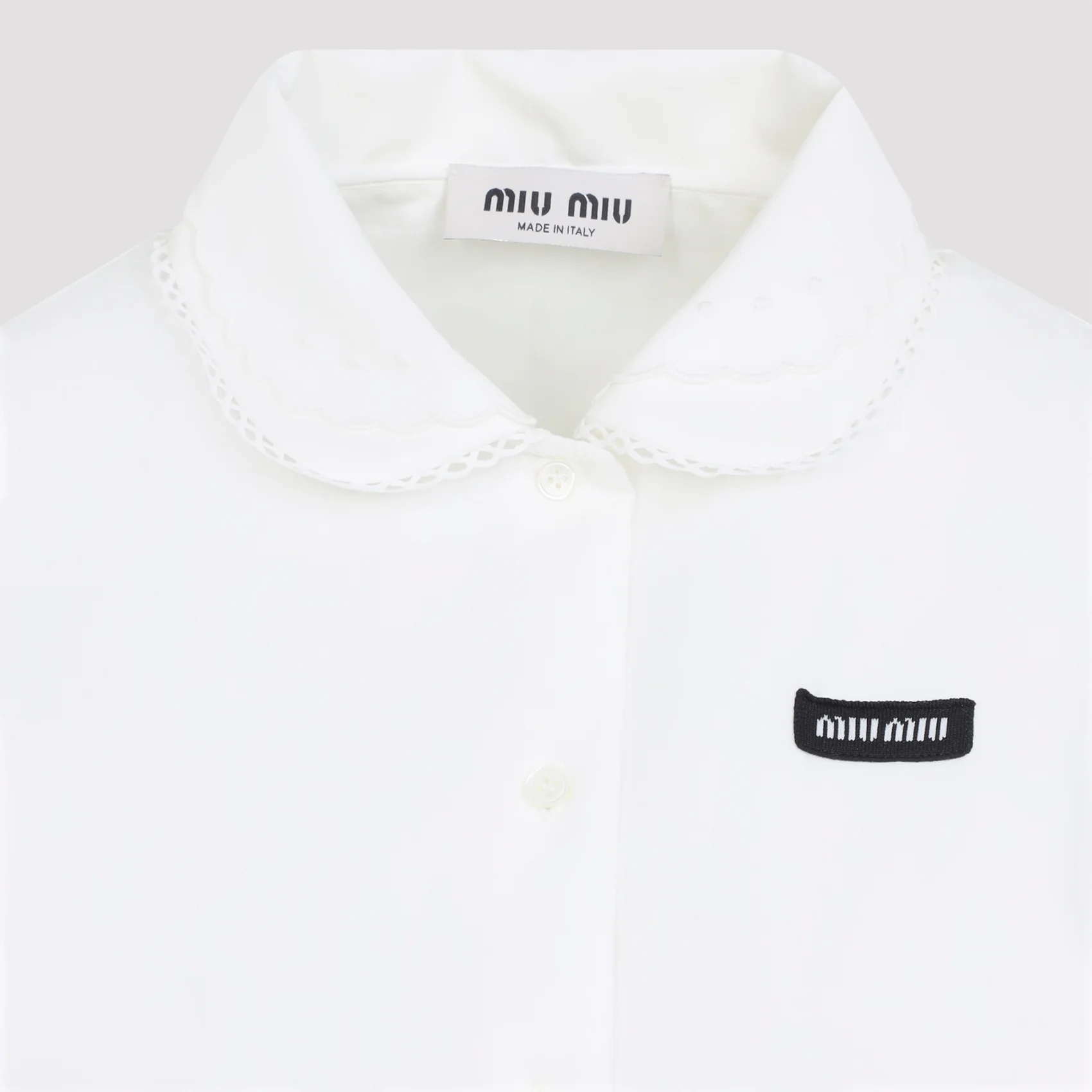 Miu Miu Chic Cotton Blend Shirt for Women - Image 5