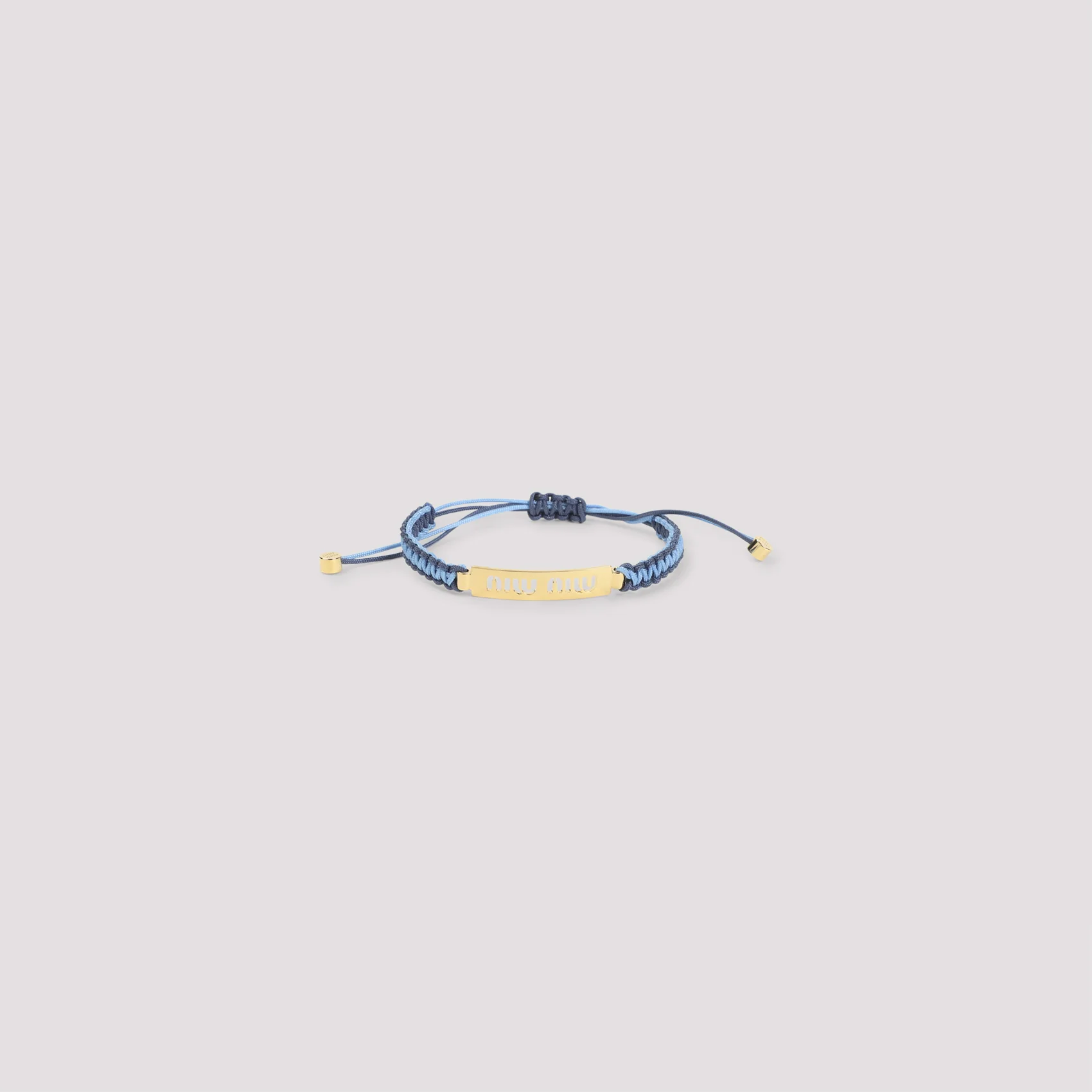 MIU MIU Cotton and Metal Bracelet