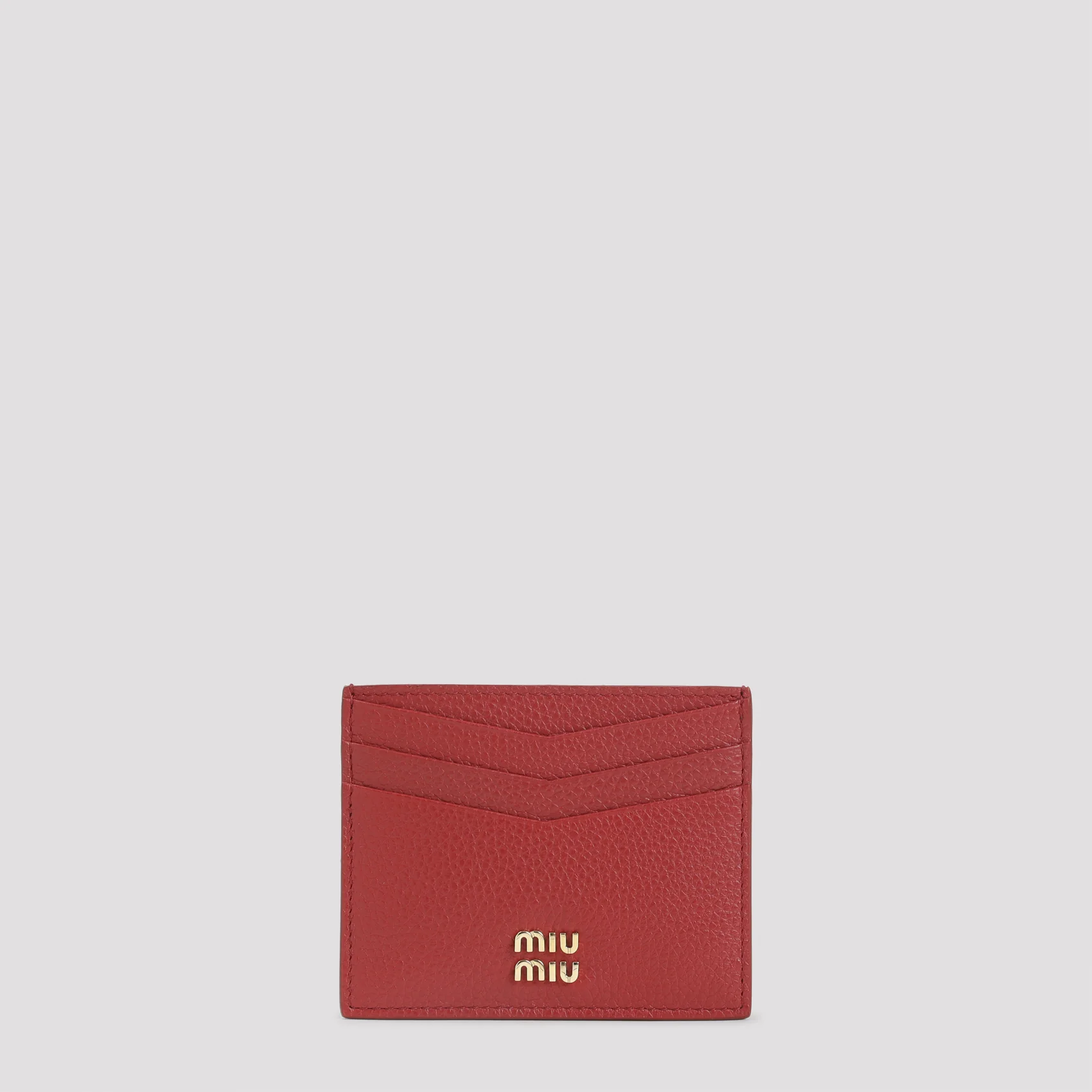MIU MIU Gem Leather Card Holder
