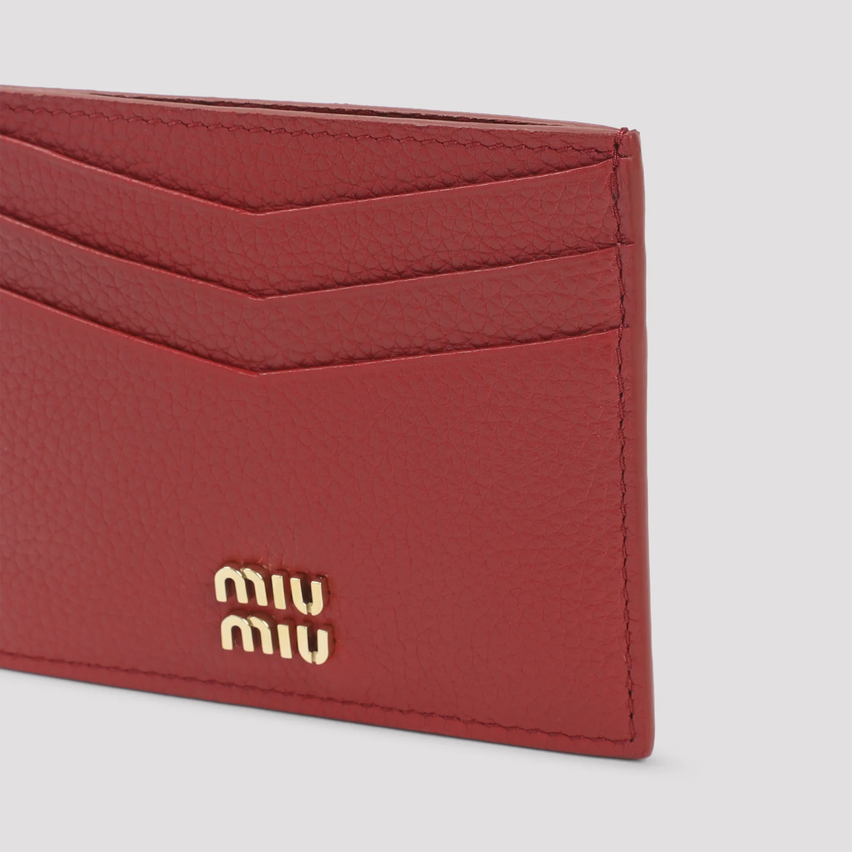 MIU MIU Gem Leather Card Holder - Image 5