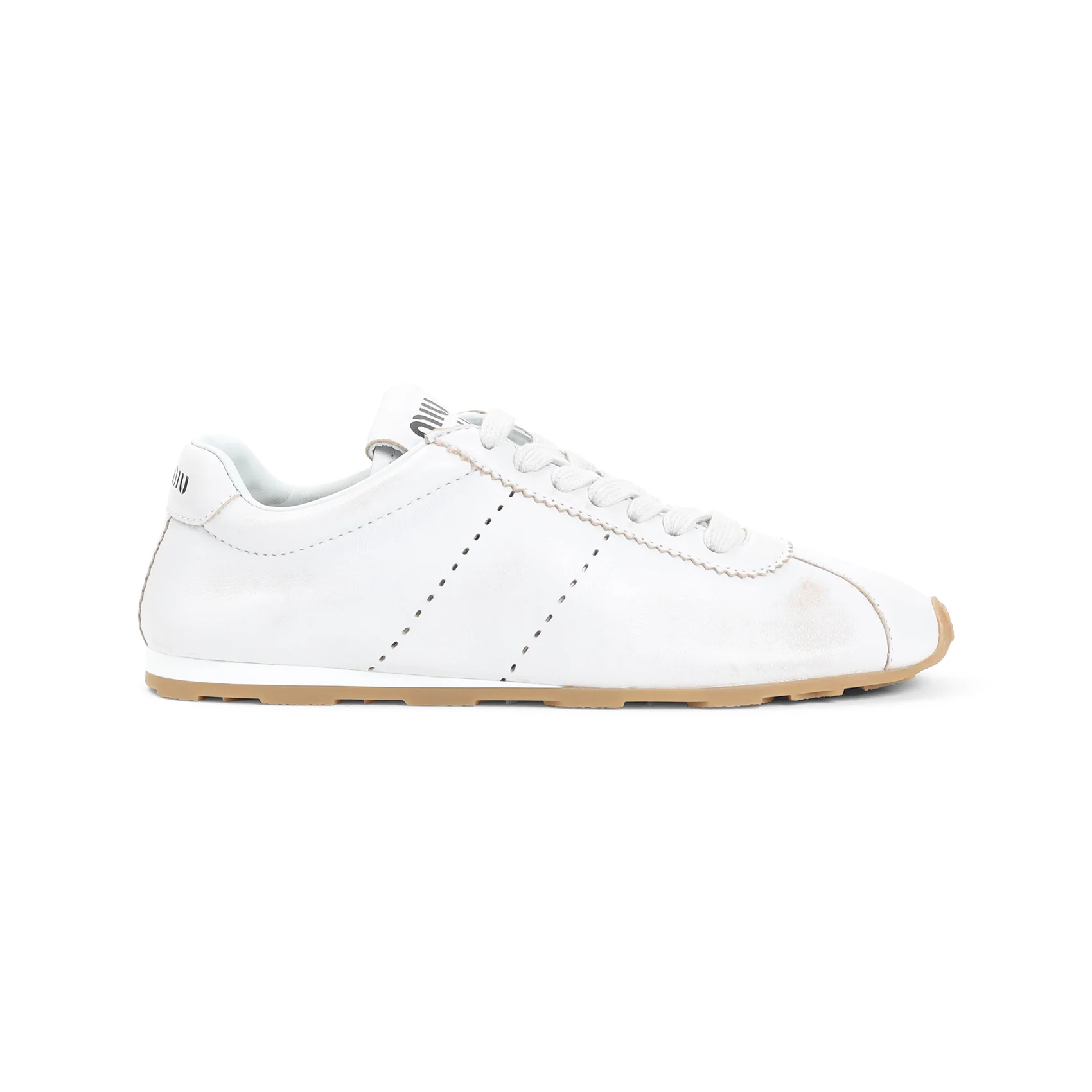 MIU MIU Leather Sneakers - Image 7