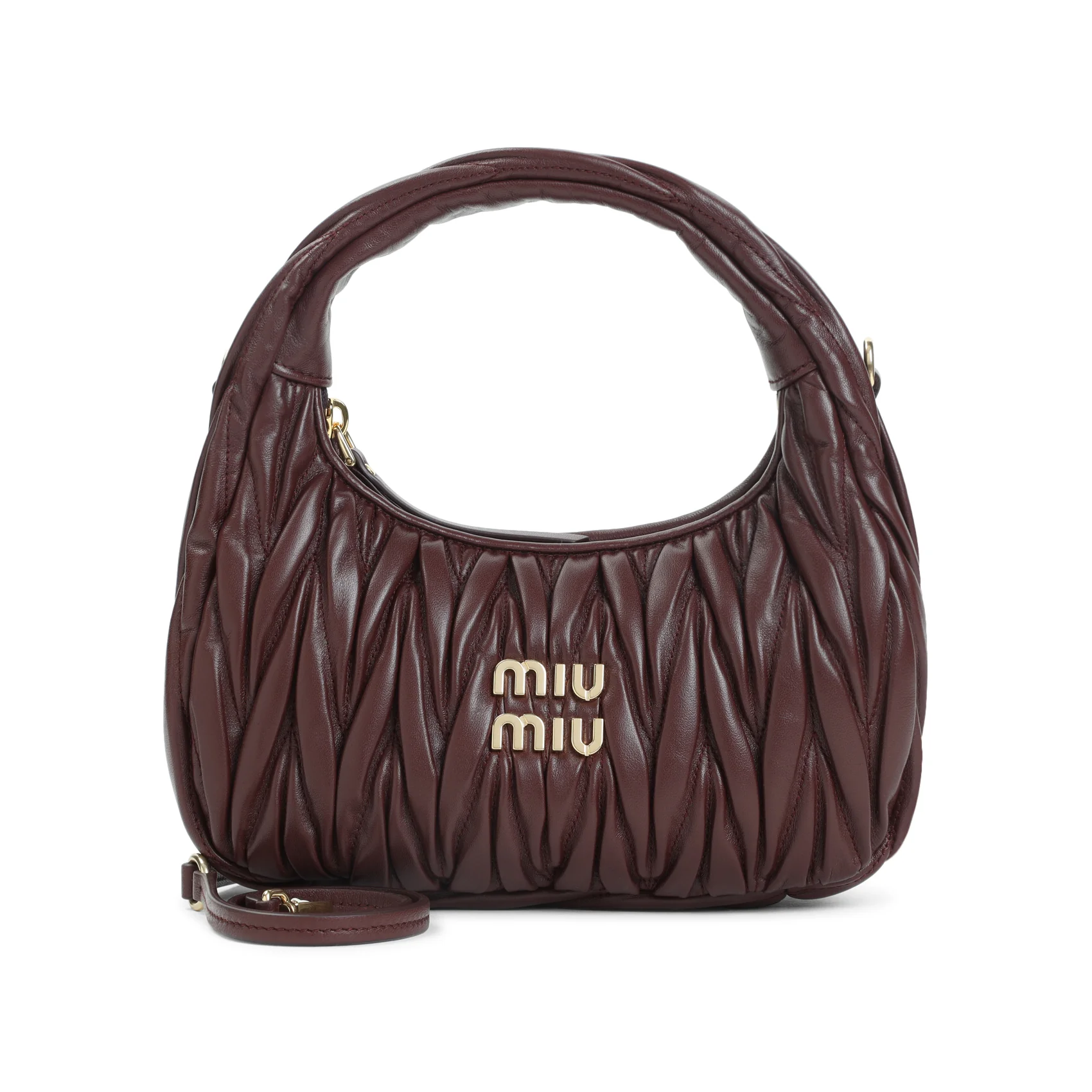 Miu Miu Mini Leather Handbag - 20cm x 13cm x 6cm - Image 2