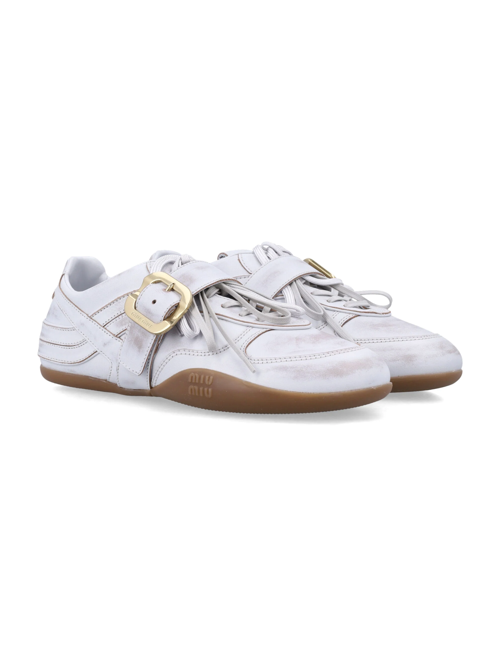 Miu Miu Urban Sport Sneakers with Iconic Buckle - Image 3