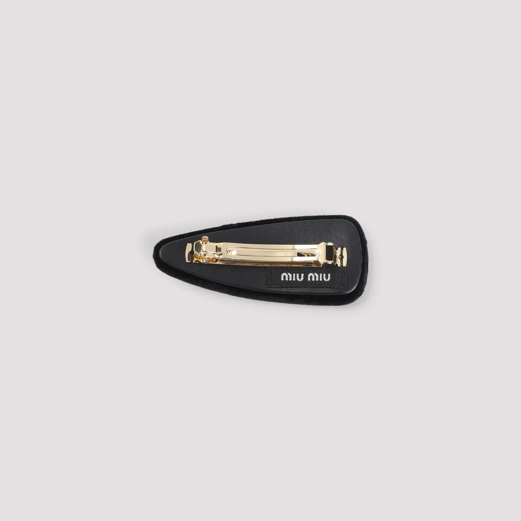 MIU MIU Velvet Hair Clip - Image 4