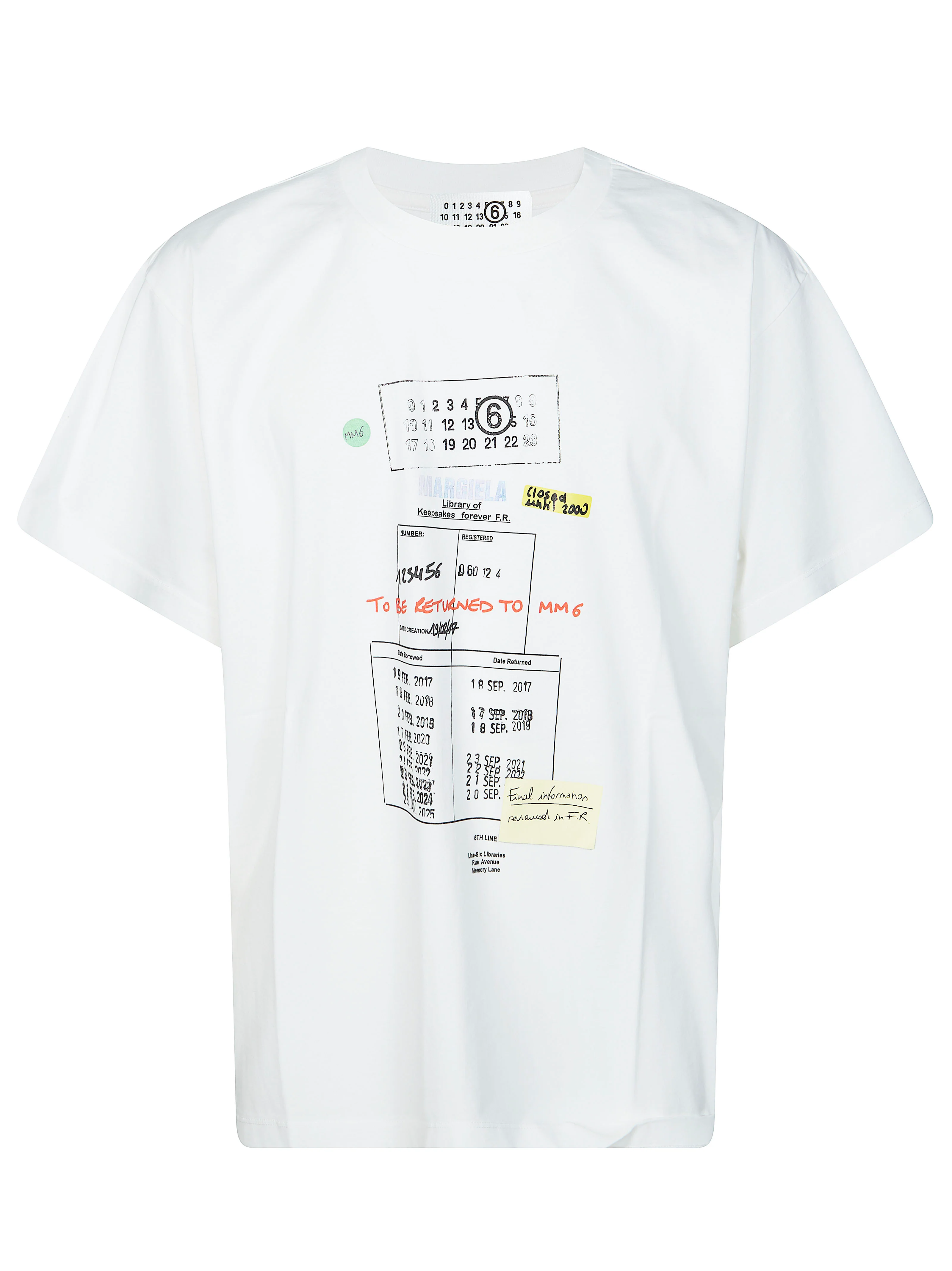 Mm6 Graphic Print T-shirt