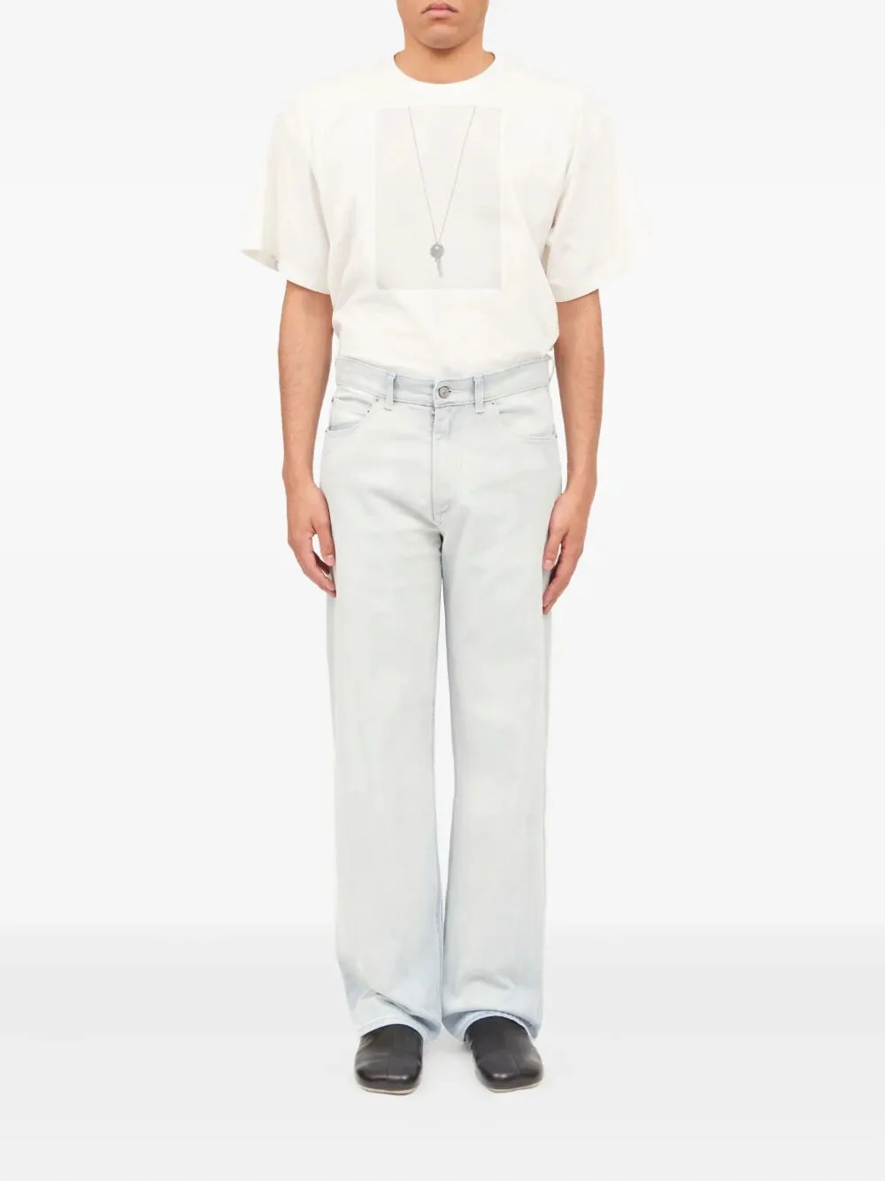 Mm6 Maison Margiela 5-Pocket Denim Pants for Men - Image 2