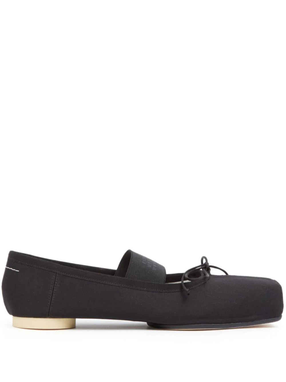 Mm6 Maison Margiela Anatomic Ballerina Flats with Square Toe