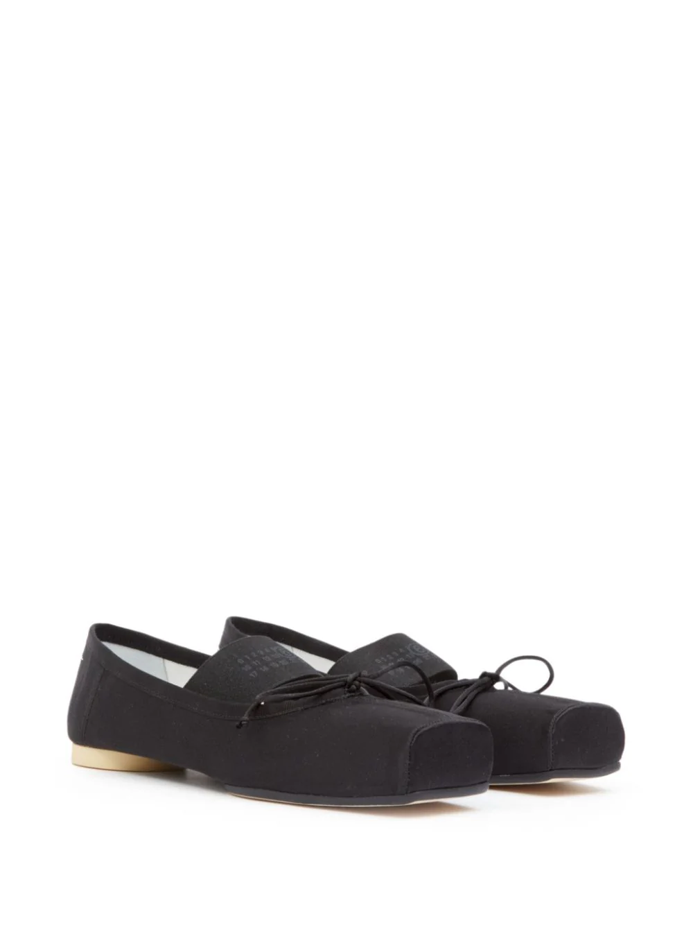 Mm6 Maison Margiela Anatomic Ballerina Flats with Square Toe - Image 2