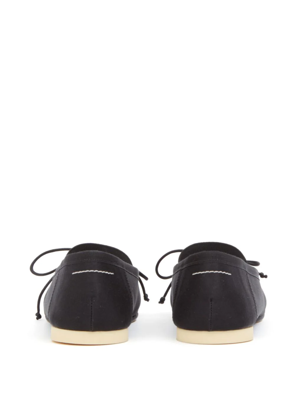 Mm6 Maison Margiela Anatomic Ballerina Flats with Square Toe - Image 3