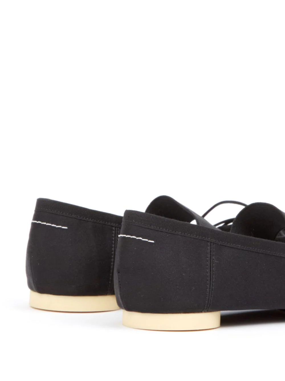 Mm6 Maison Margiela Anatomic Ballerina Flats with Square Toe - Image 5