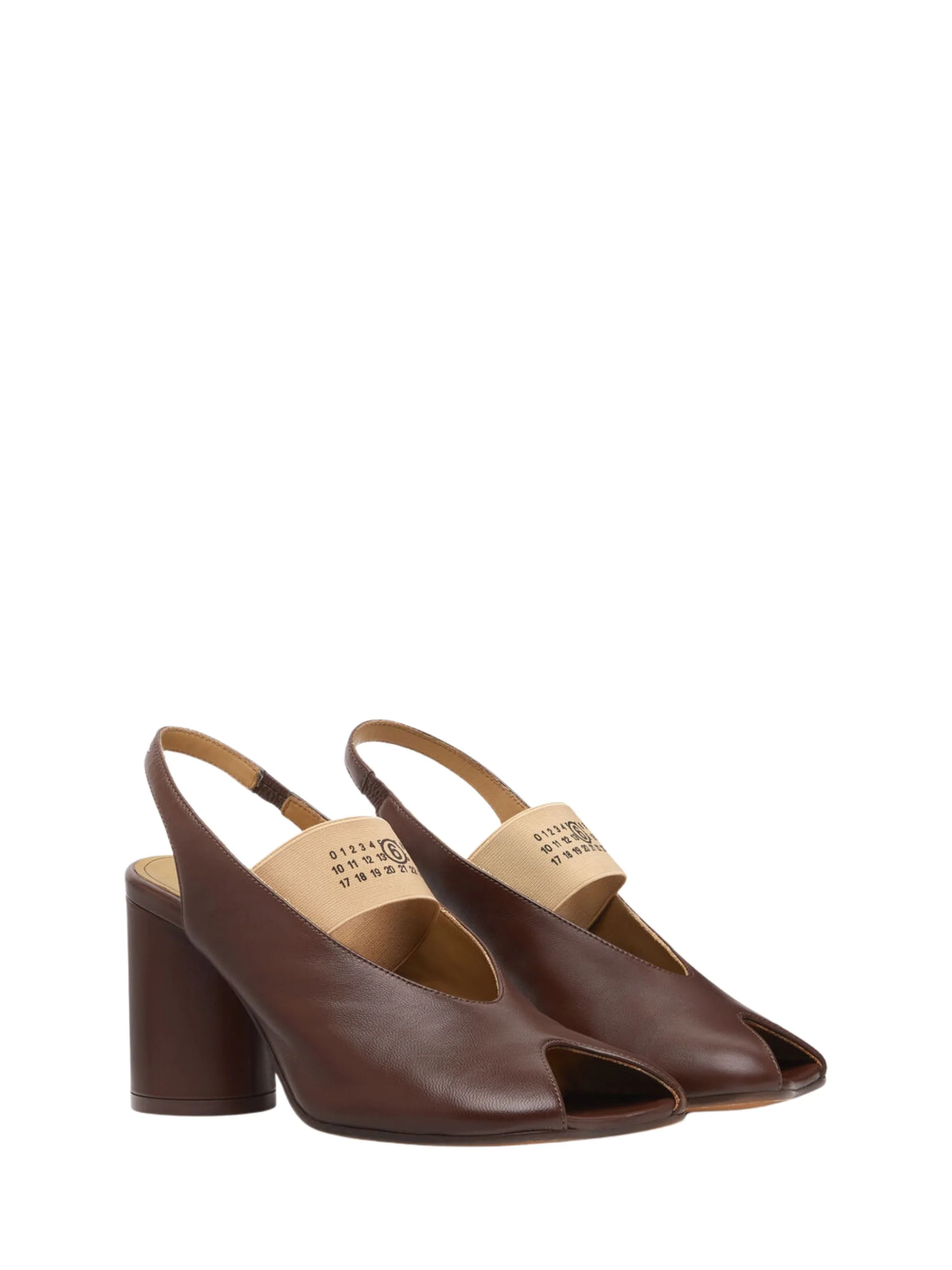 Mm6 Maison Margiela Anatomic Numeric Heeled Shoe - Image 2