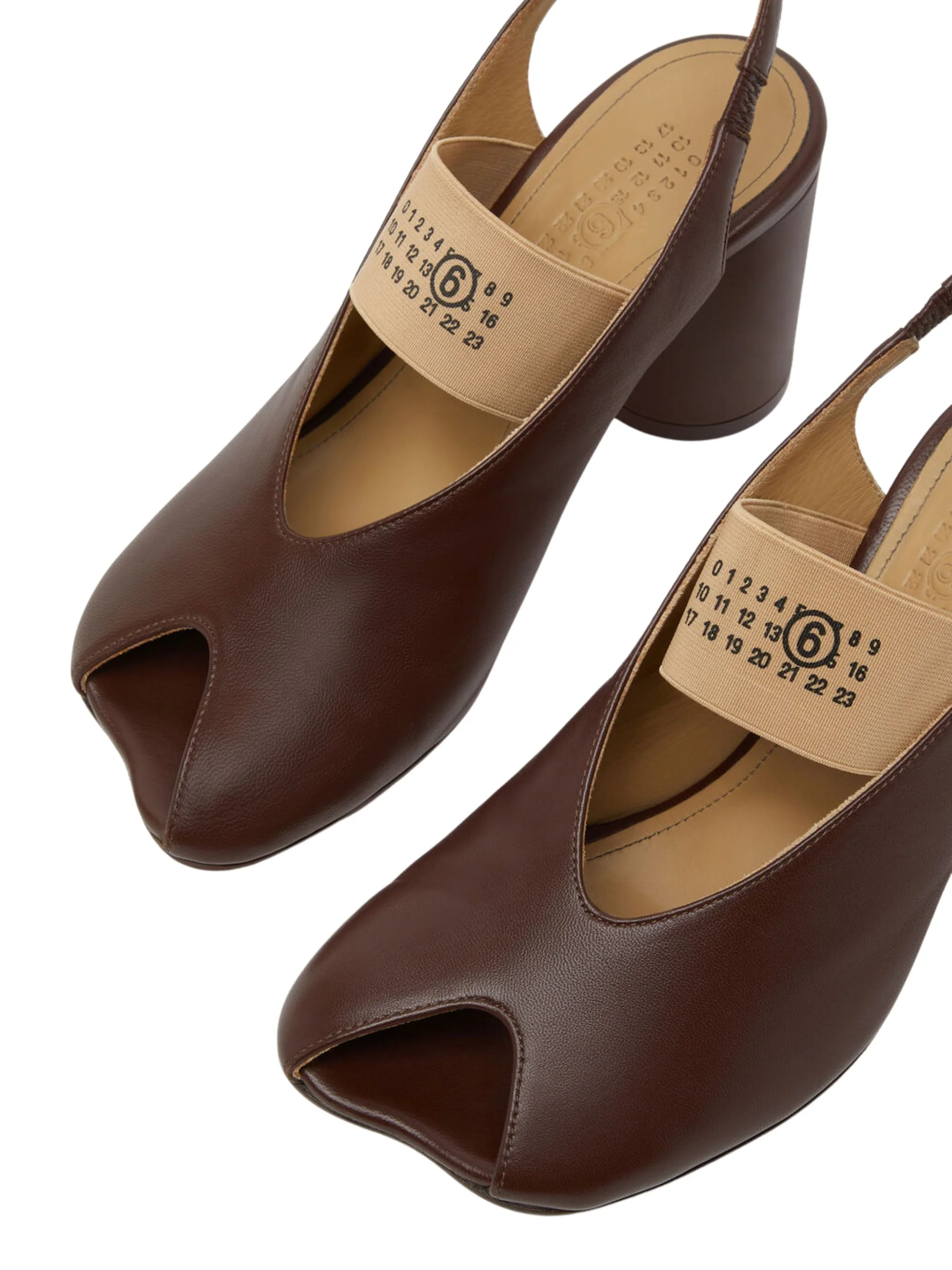 Mm6 Maison Margiela Anatomic Numeric Heeled Shoe - Image 4