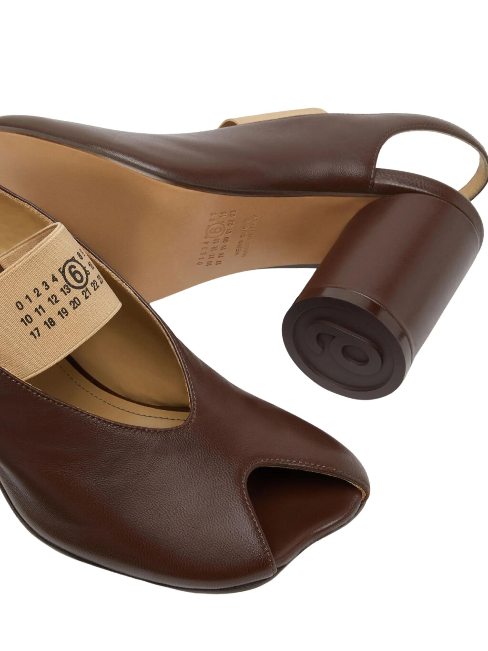 Mm6 Maison Margiela Anatomic Numeric Heeled Shoe - Image 5
