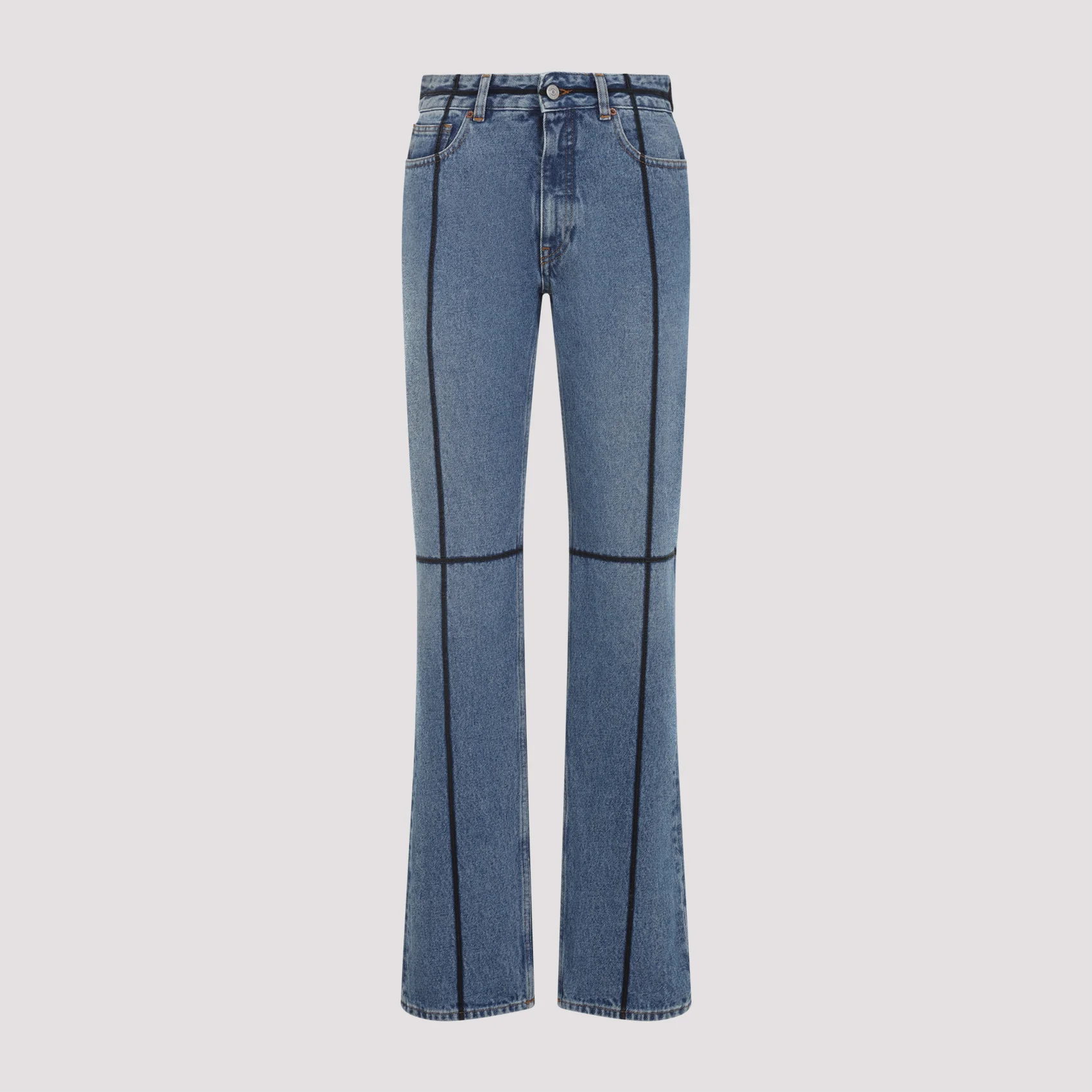 Mm6 Maison Margiela Contrast-stitch Jeans - Image 3