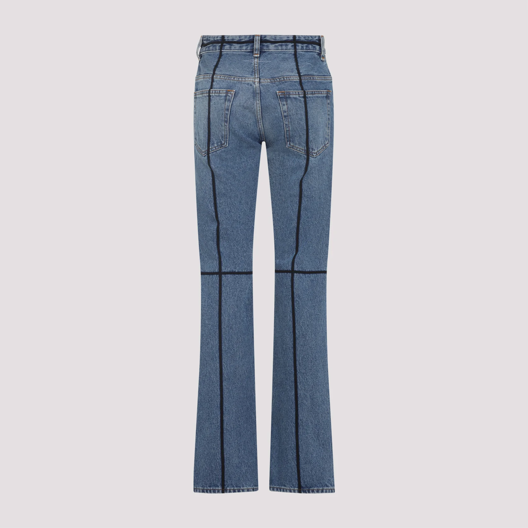 Mm6 Maison Margiela Contrast-stitch Jeans - Image 4