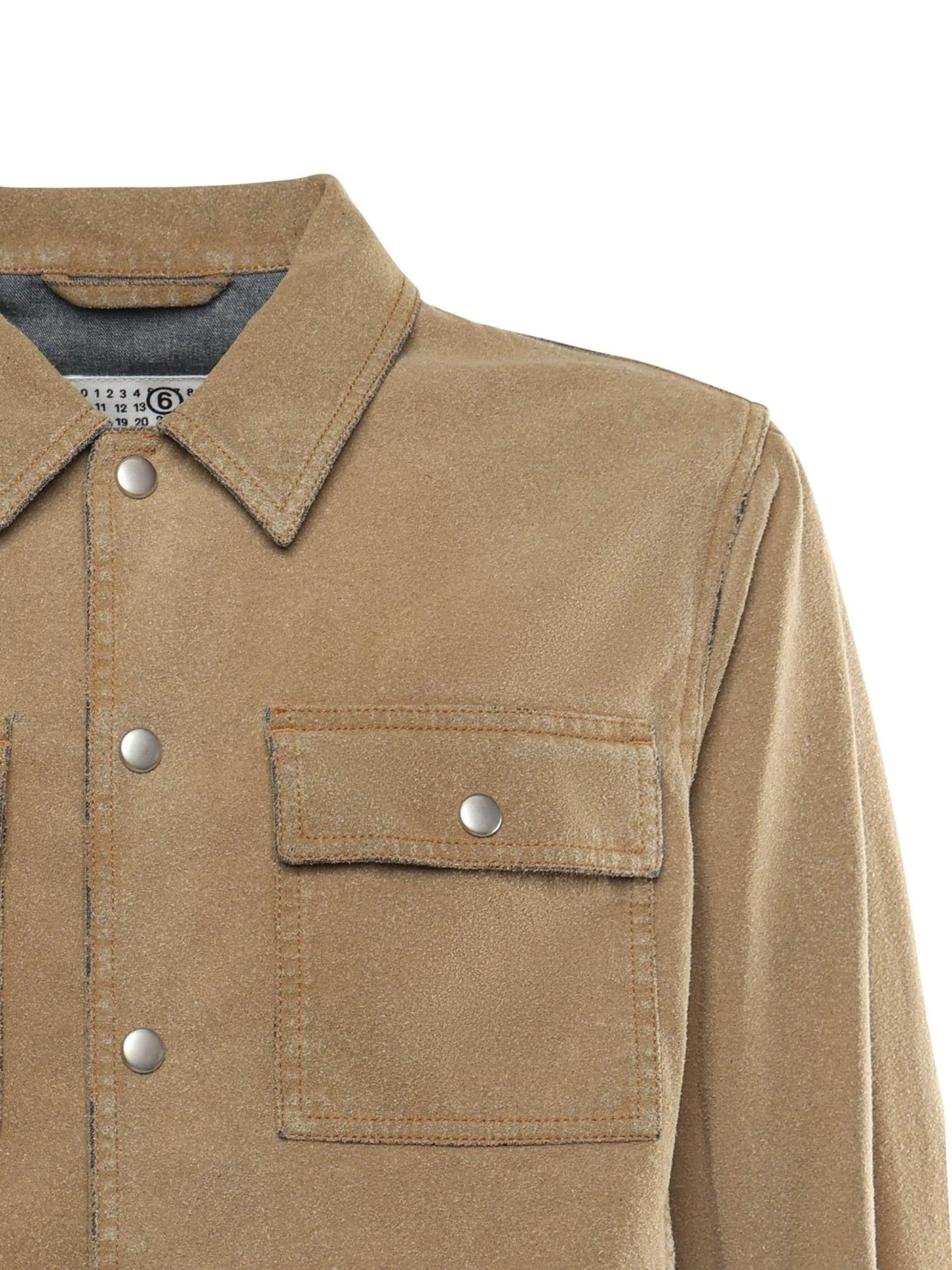 MM6 Maison Margiela Cotton Coated Trucker Jacket - Image 3