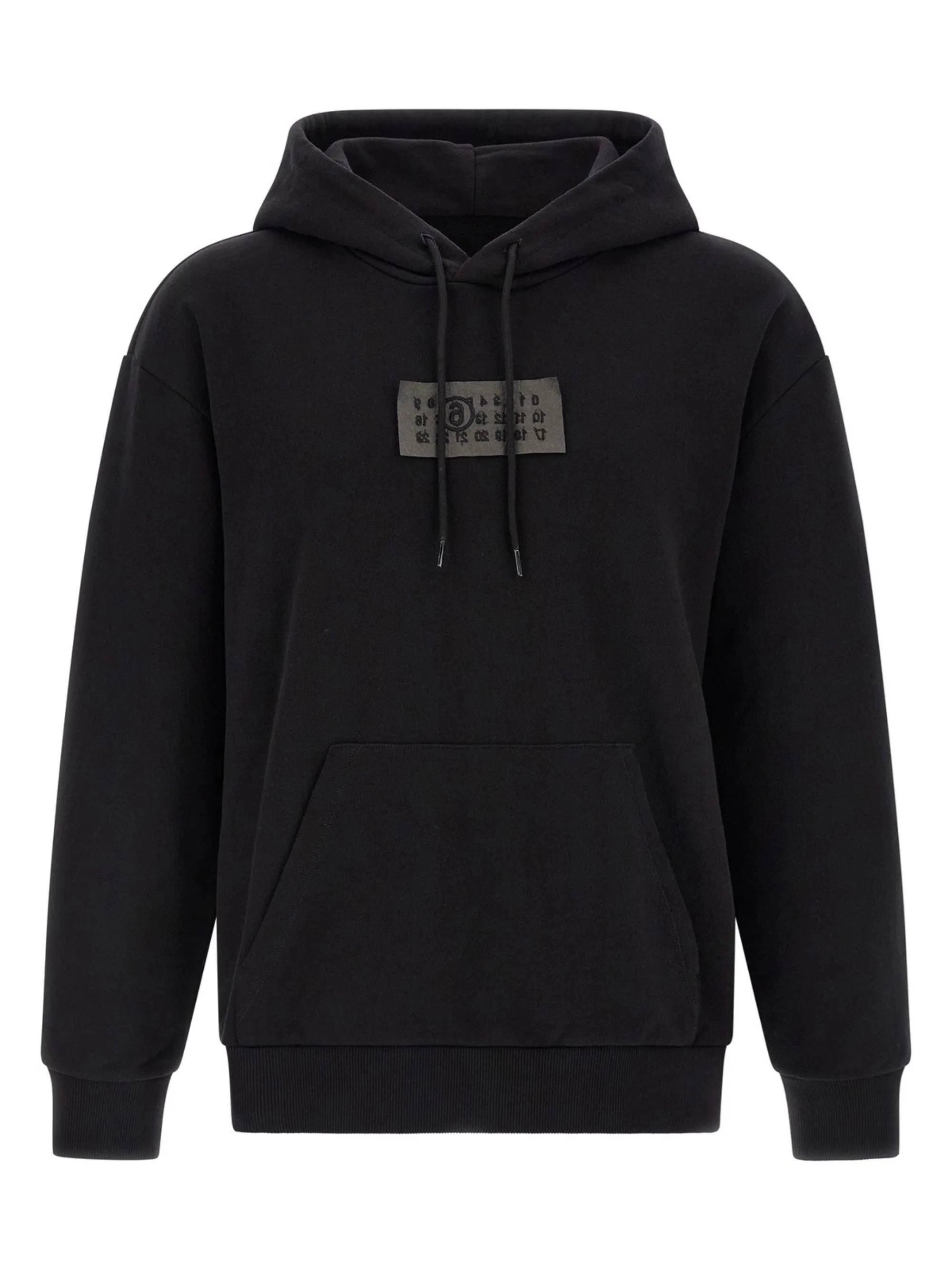 Mm6 Maison Margiela Cotton Hoodie with Central Pocket
