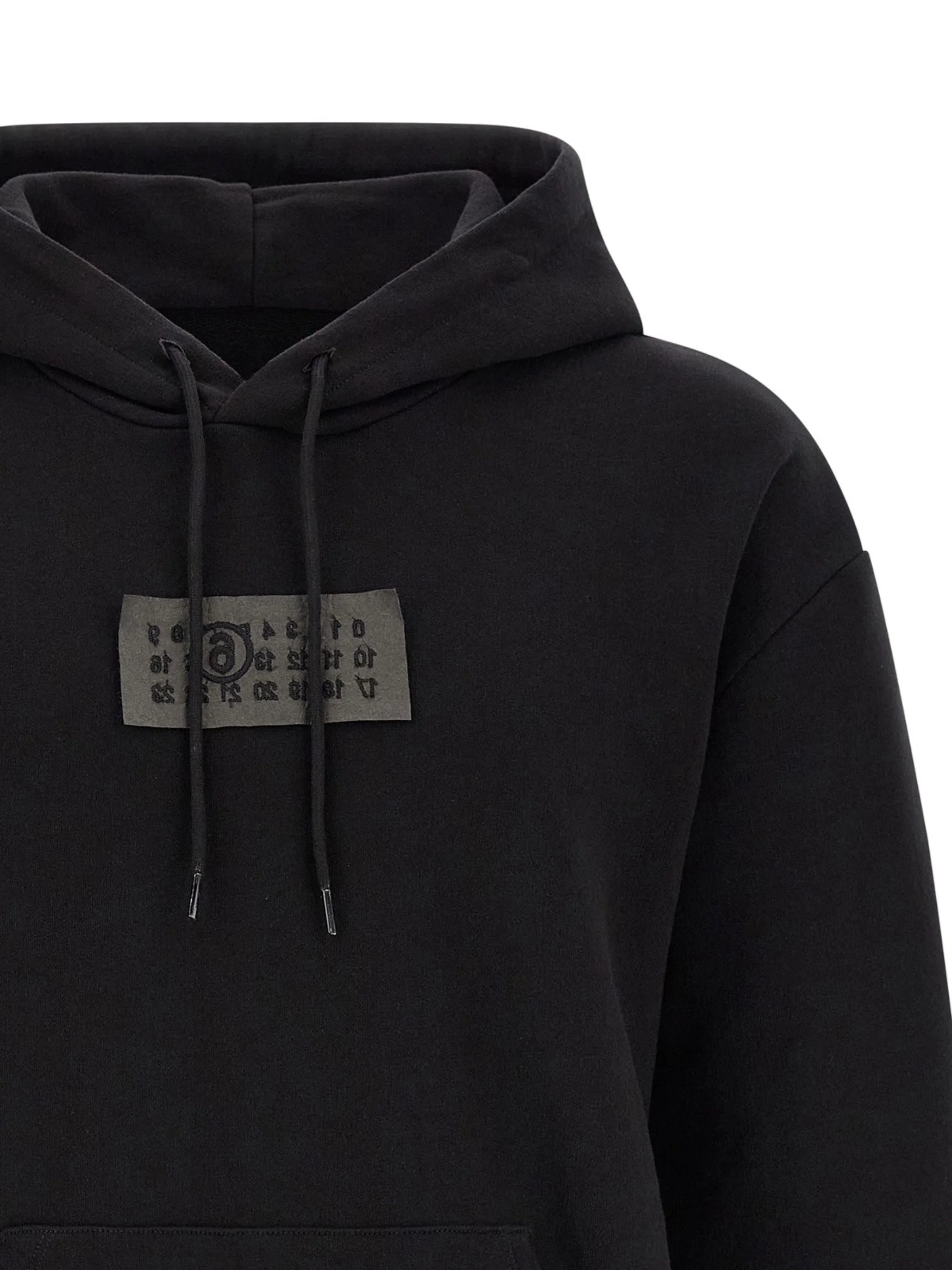 Mm6 Maison Margiela Cotton Hoodie with Central Pocket - Image 3