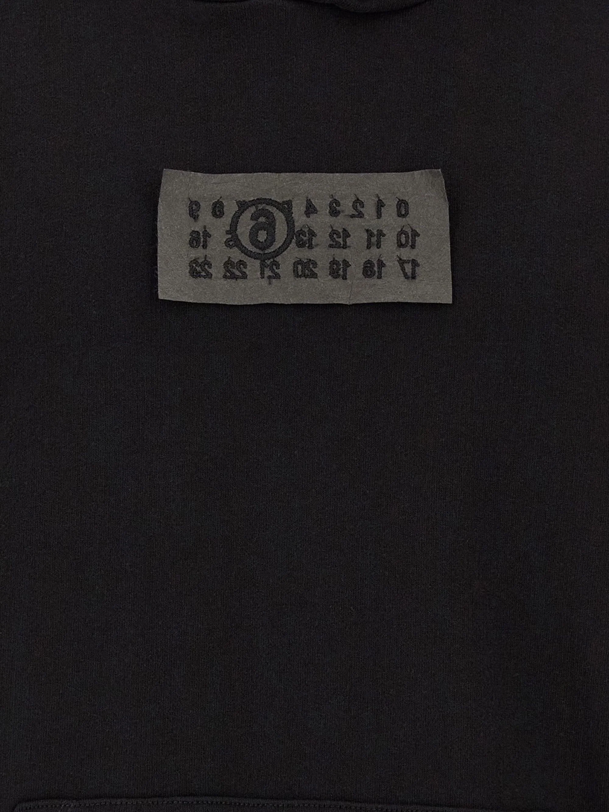 Mm6 Maison Margiela Cotton Hoodie with Central Pocket - Image 5