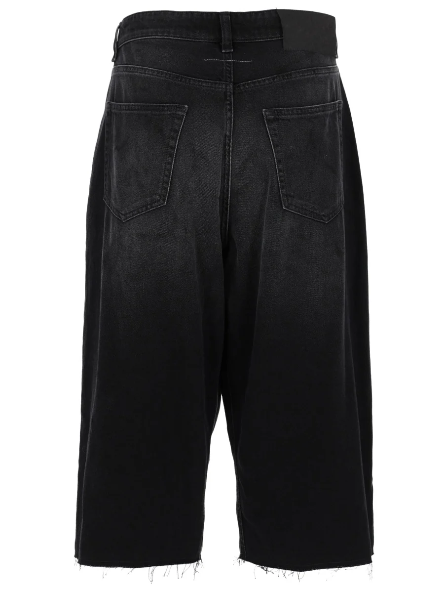 Mm6 Maison Margiela Cotton Shorts for Men - SS26 Collection - Image 2