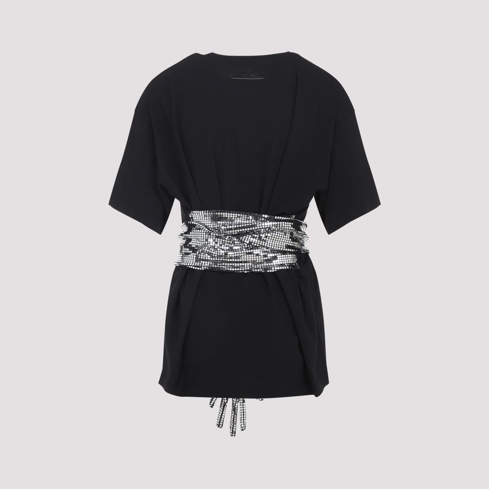 Mm6 Maison Margiela Cotton T-shirt with Gloves - Image 5