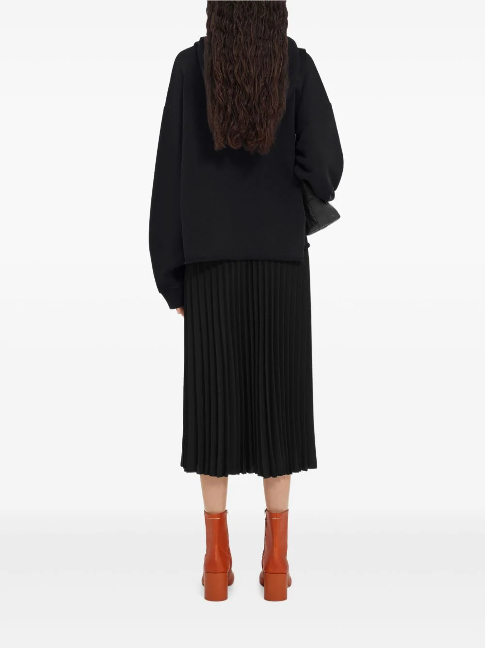 MM6 MAISON MARGIELA Cropped Cut Sweatshirt - Image 5