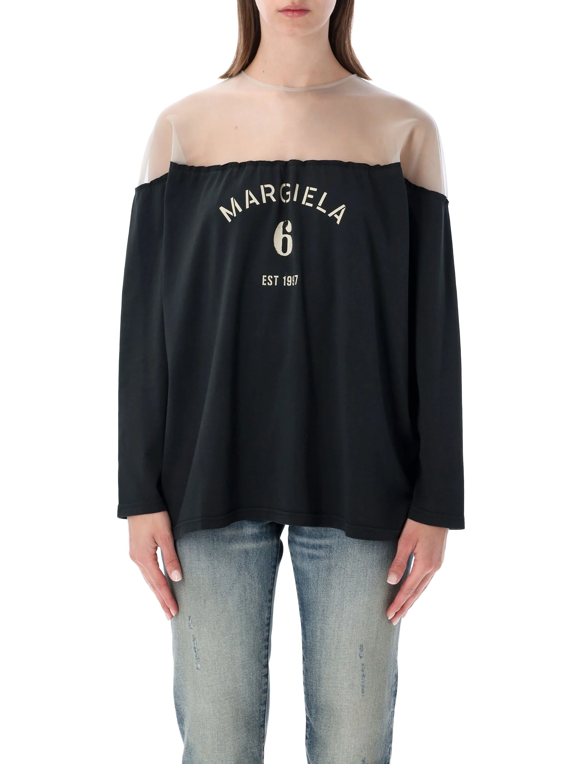 Mm6 Maison Margiela Essential Cotton T-shirt for Women