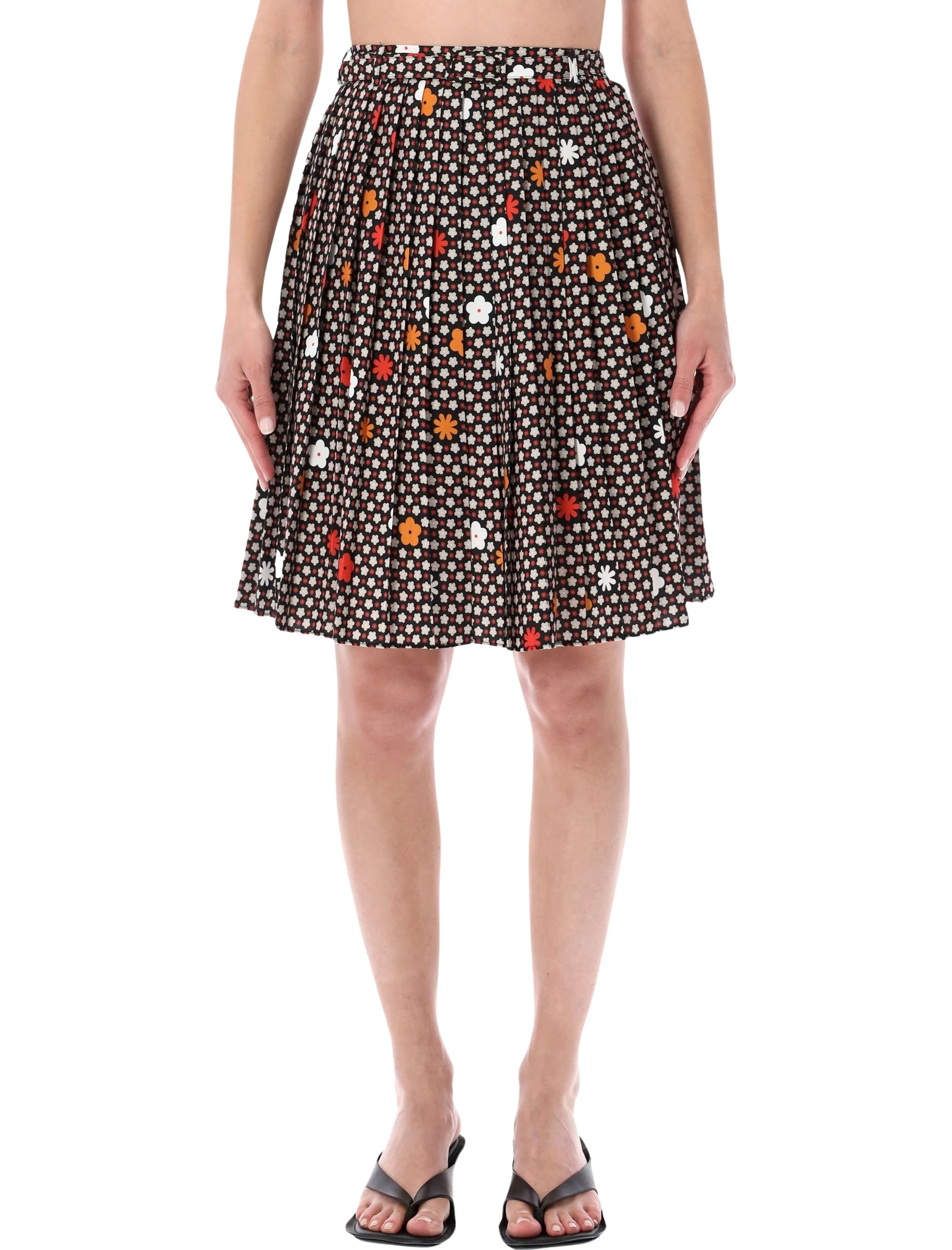 Mm6 Maison Margiela Floral Print Mini Skirt for Women