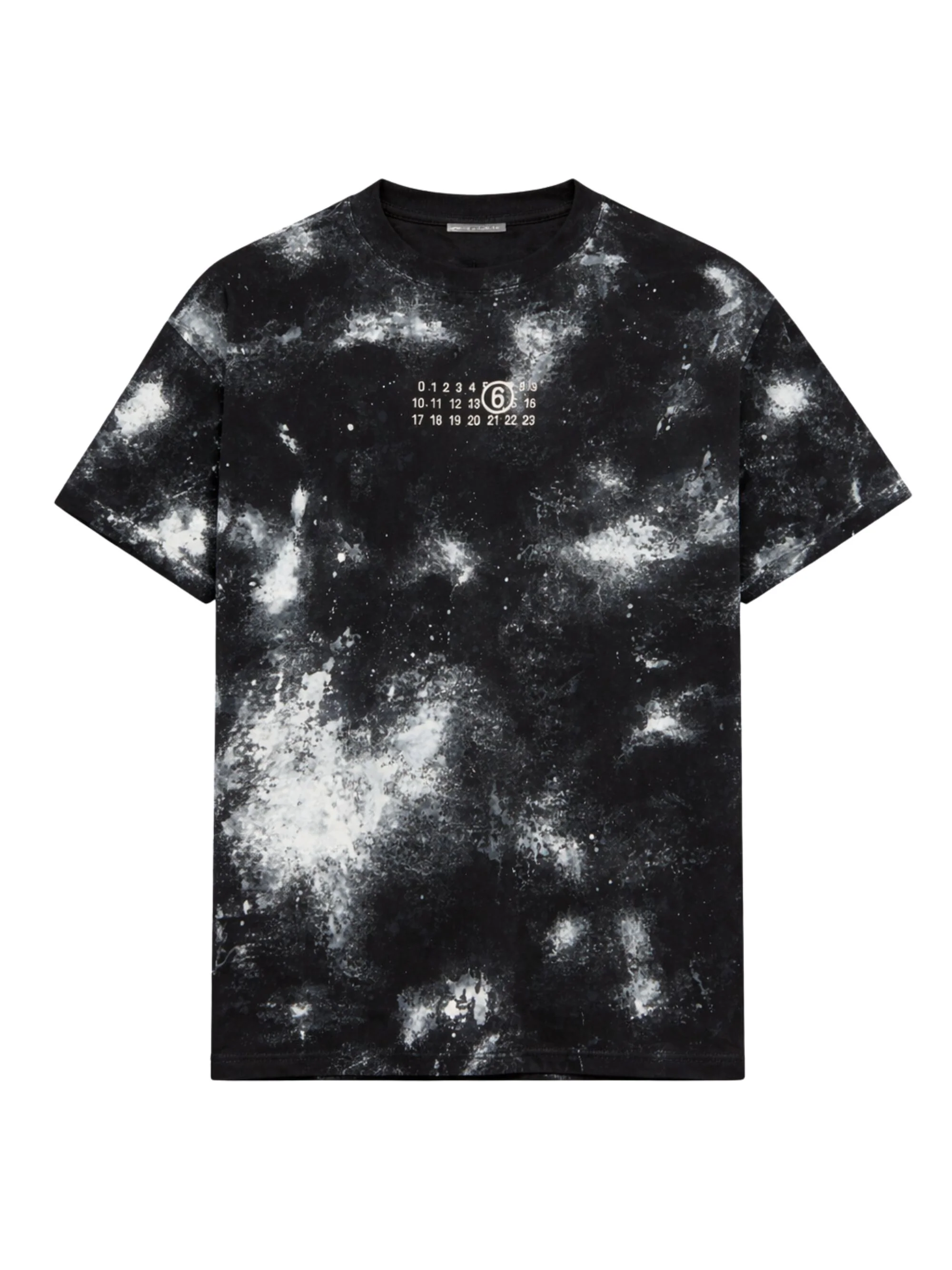 Mm6 Maison Margiela Irregular Painted Short Sleeve T-shirt