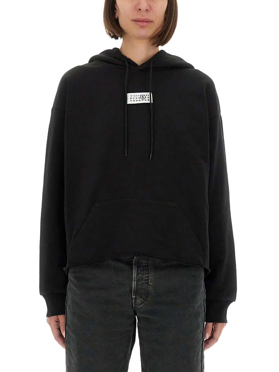 MM6 MAISON MARGIELA Logo Cotton Hoodie - Image 6