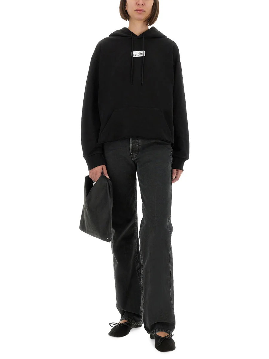 MM6 MAISON MARGIELA Logo Cotton Hoodie - Image 7