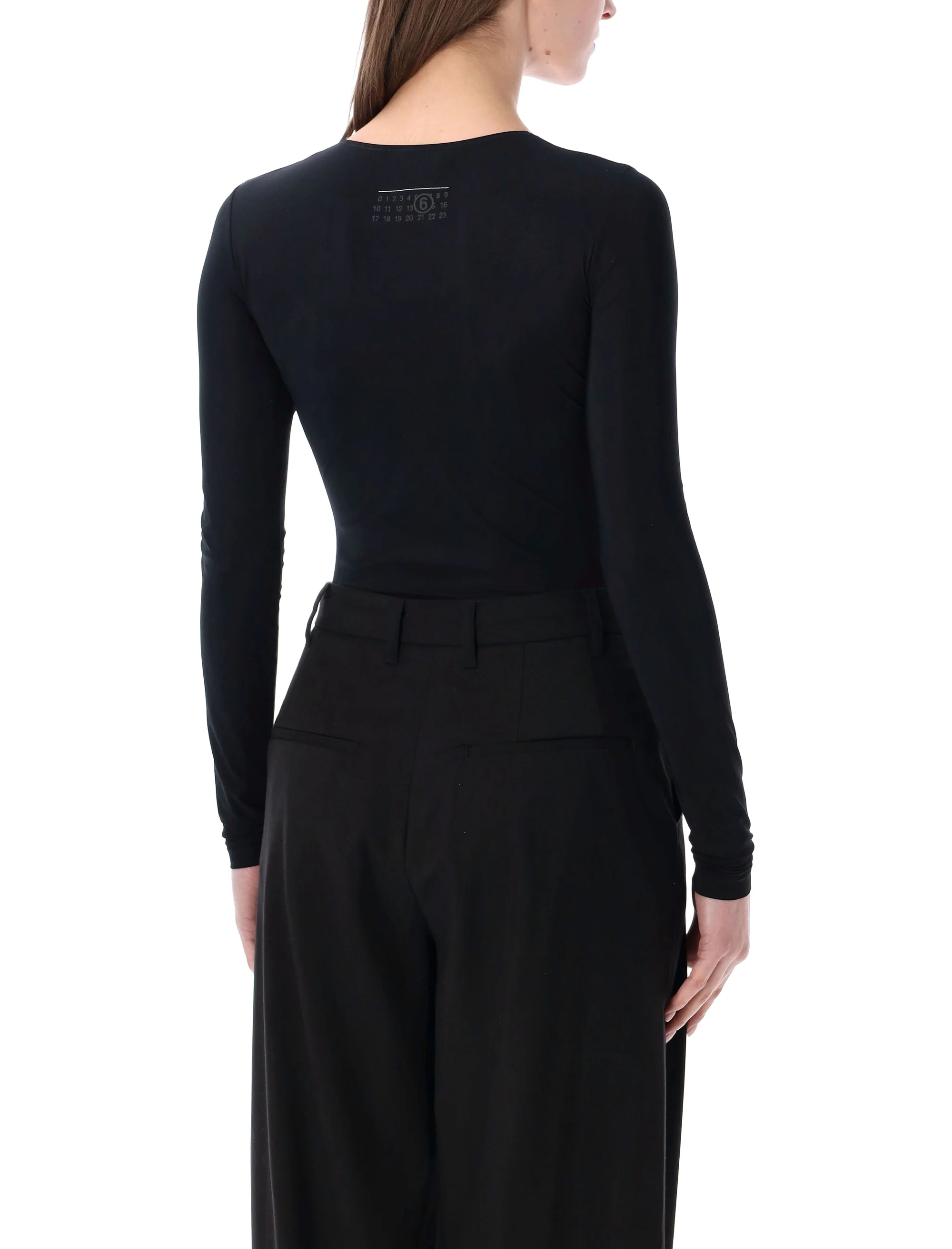 MM6 Maison Margiela Long Sleeve Bodysuit - Image 2