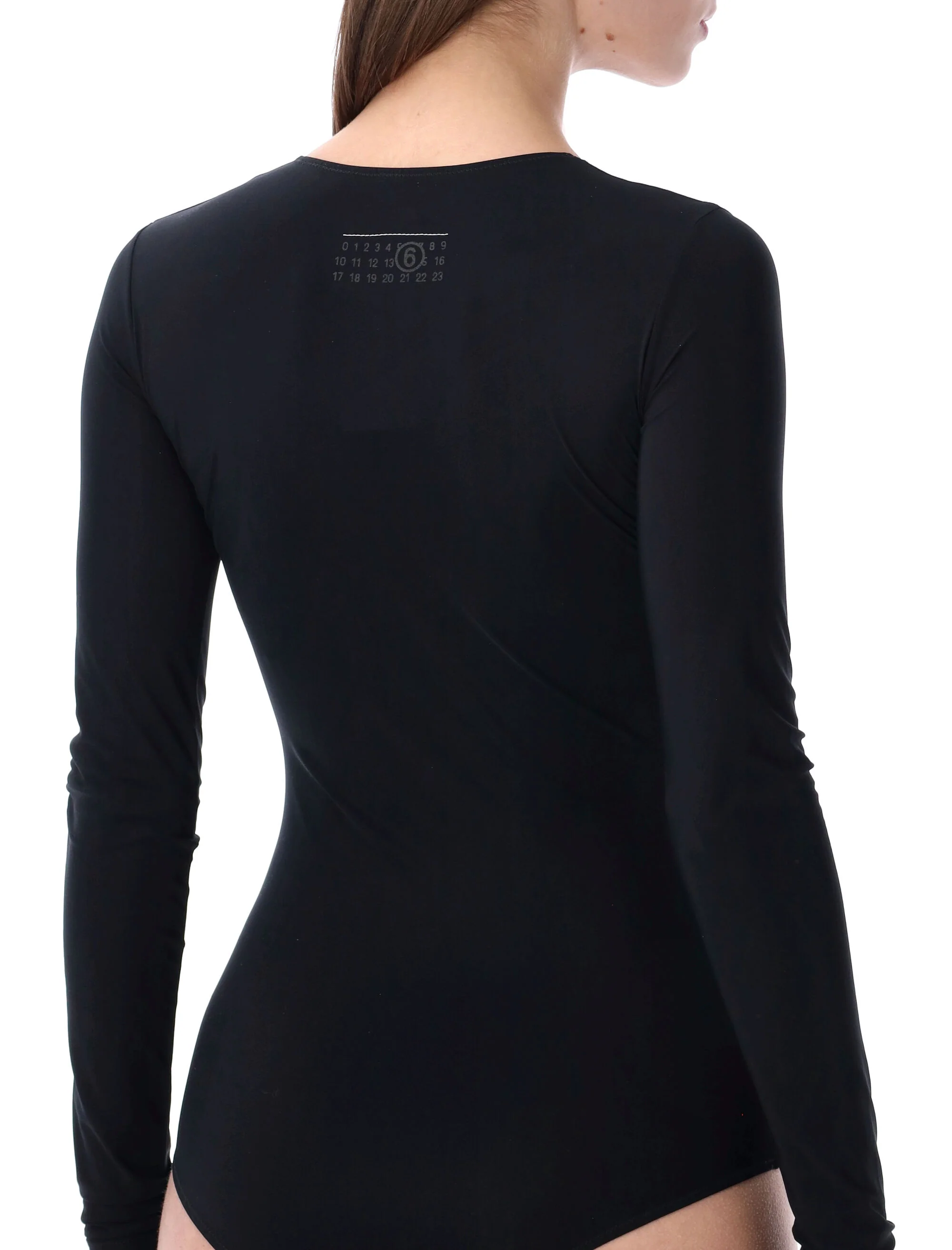 MM6 Maison Margiela Long Sleeve Bodysuit - Image 3