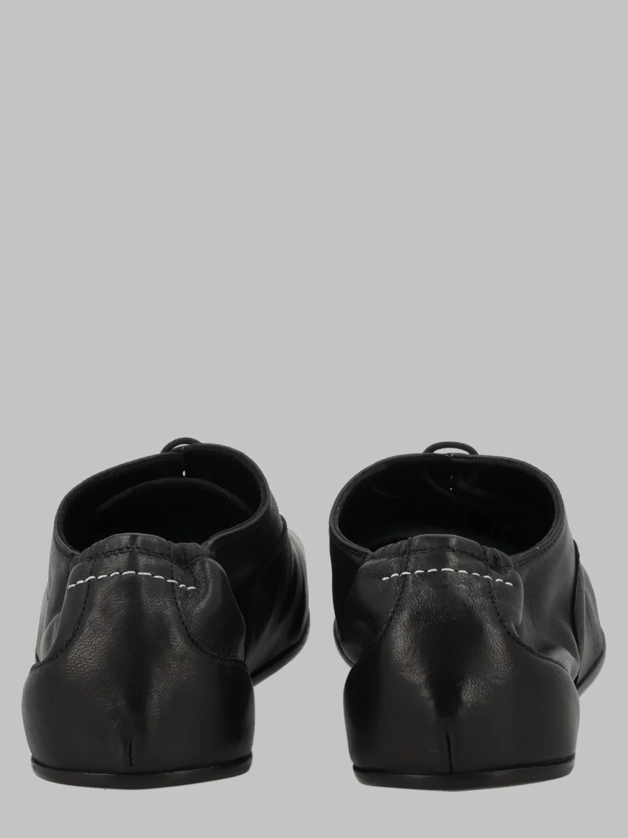Mm6 Maison Margiela Mini Lace-Up Leather Boots - Image 2